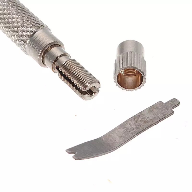 Steel Watch Band Spring Bar Link Remover Pins Pusher Repair Tool W 4 spare pins