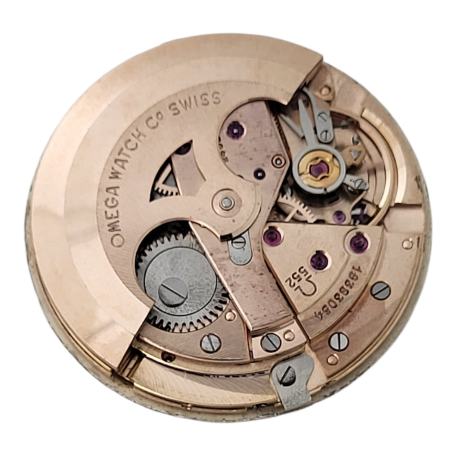 Omega Seamaster De Ville Automatic: Movement, dial, and hands (Caliber 552) in p
