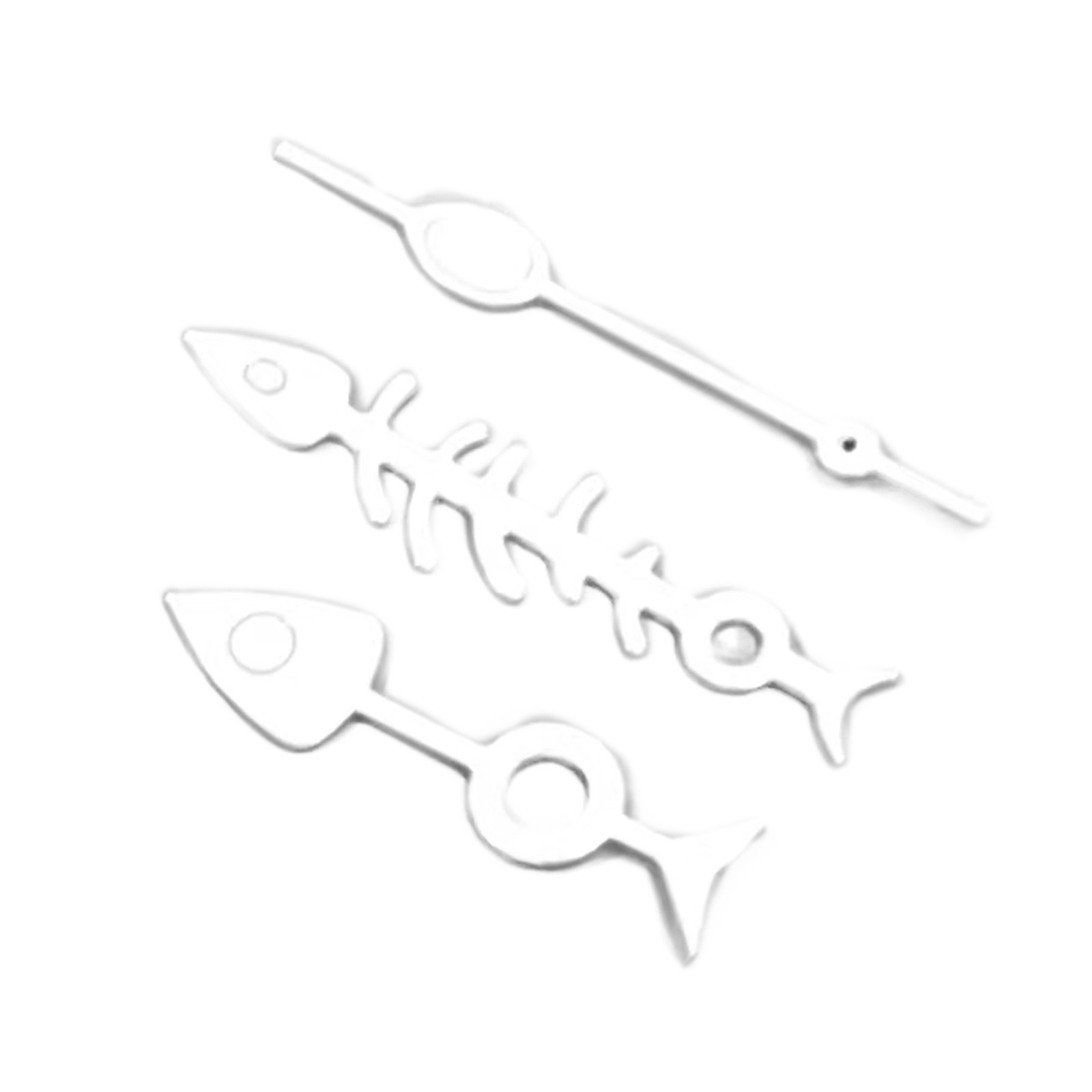 Green Luminous Fish Bone Watch Hands Pointer Needles Kit for NH35/NH36/4R/7S
