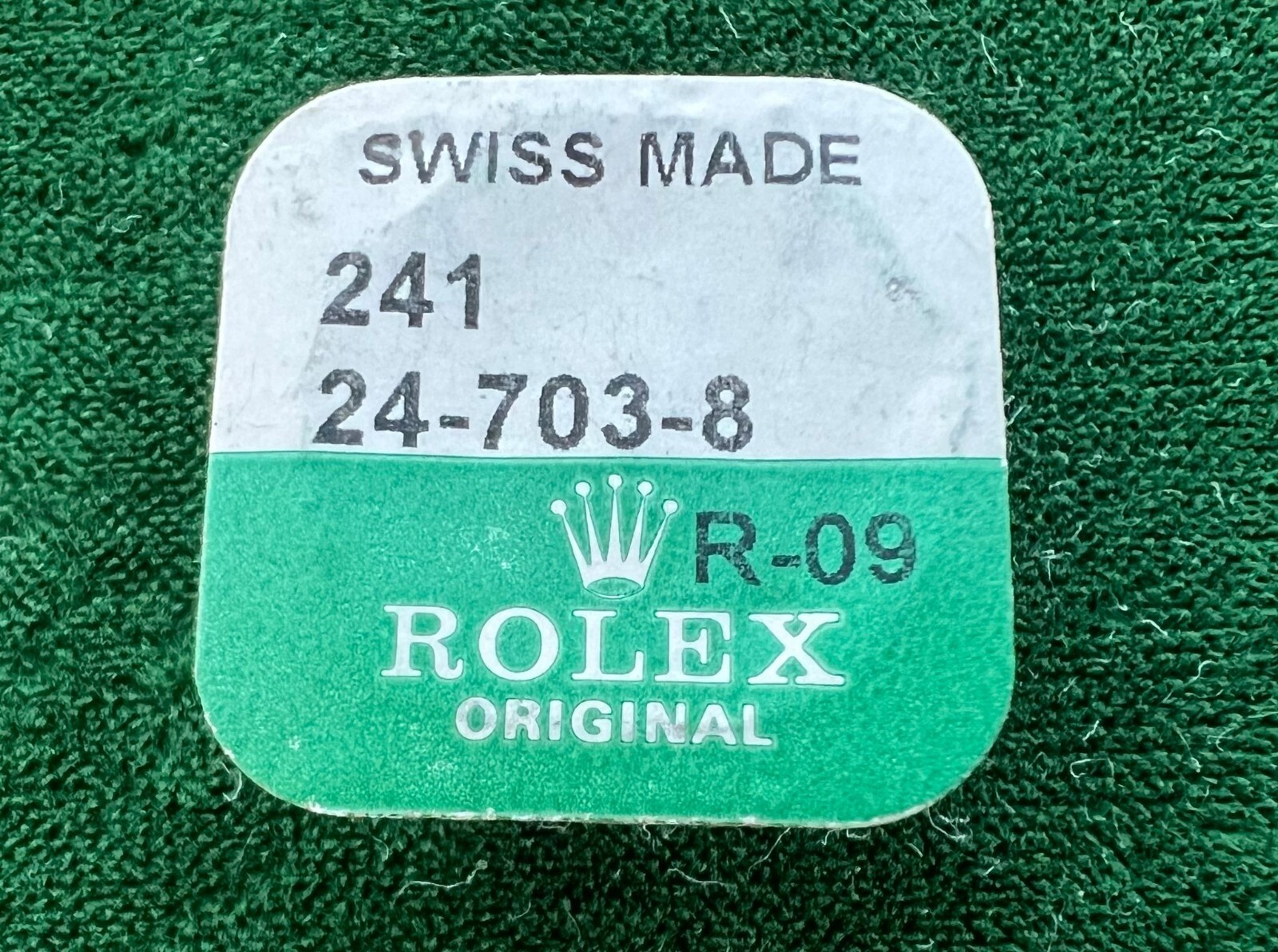 Genuine Factory Rolex Yellow Gold Crown 24-703-8 – New Sealed