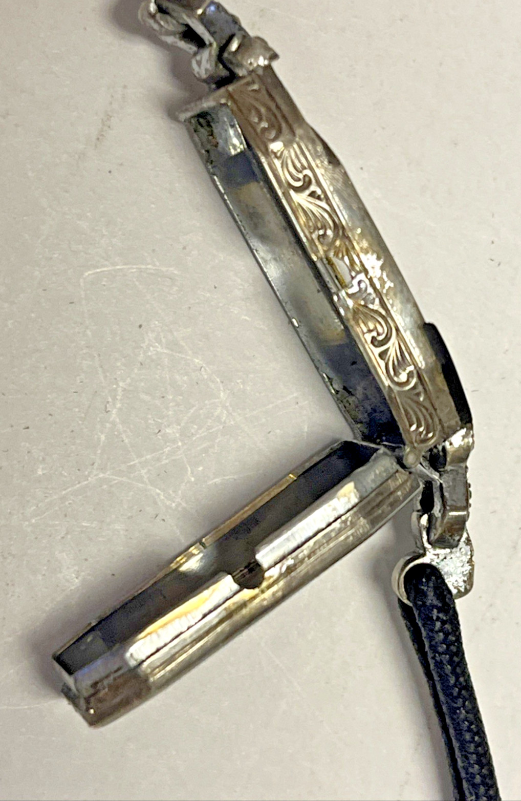 Vintage Suizo 935 Silver Hallmark Ladies Wrist Watch Art Deco 1920s Not Working