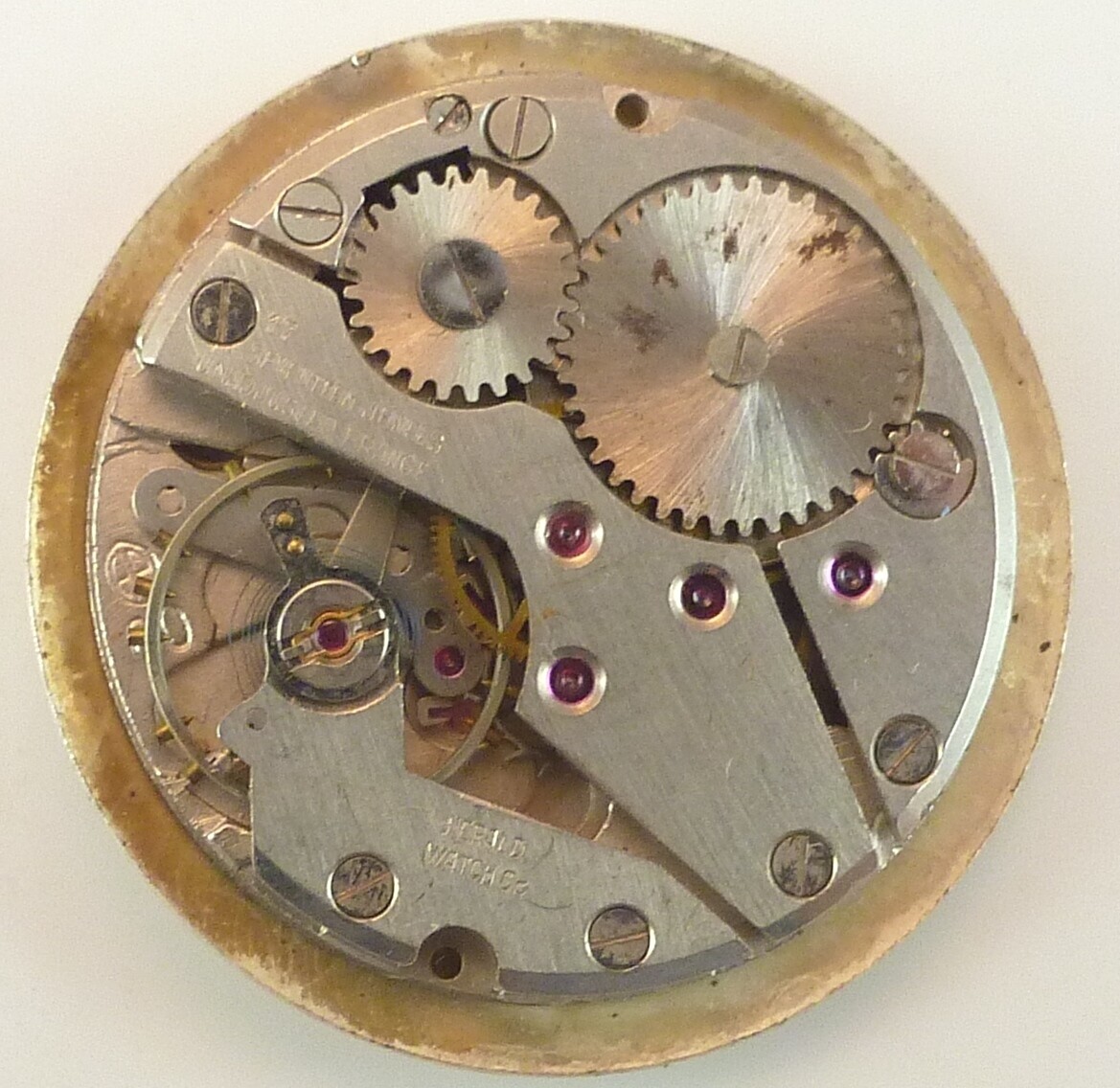 Herald Watch Co Mechanical Wristwatch Movement – – Parts / Repair