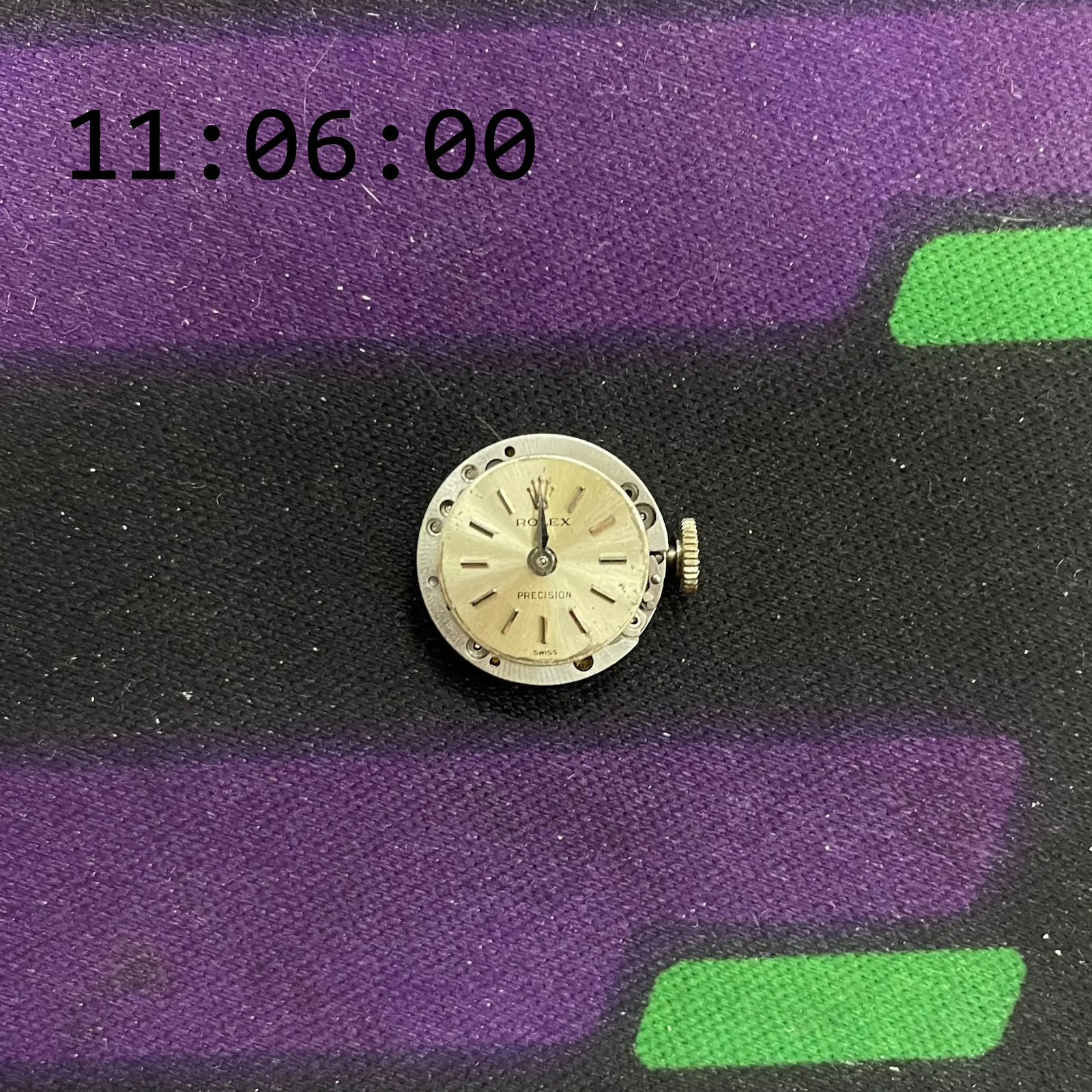 Rolex Caliber 1401 ref. 941 2521 840 and related lady’s Precision line models