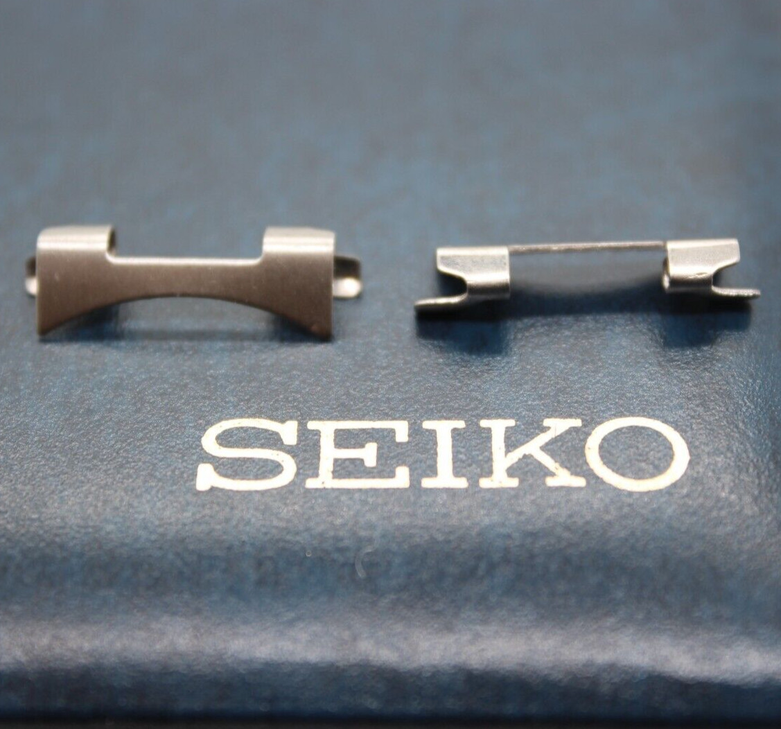 Pair of End Links Seiko “Ghost” 6139-6040 6139-6041 19mm with Pins