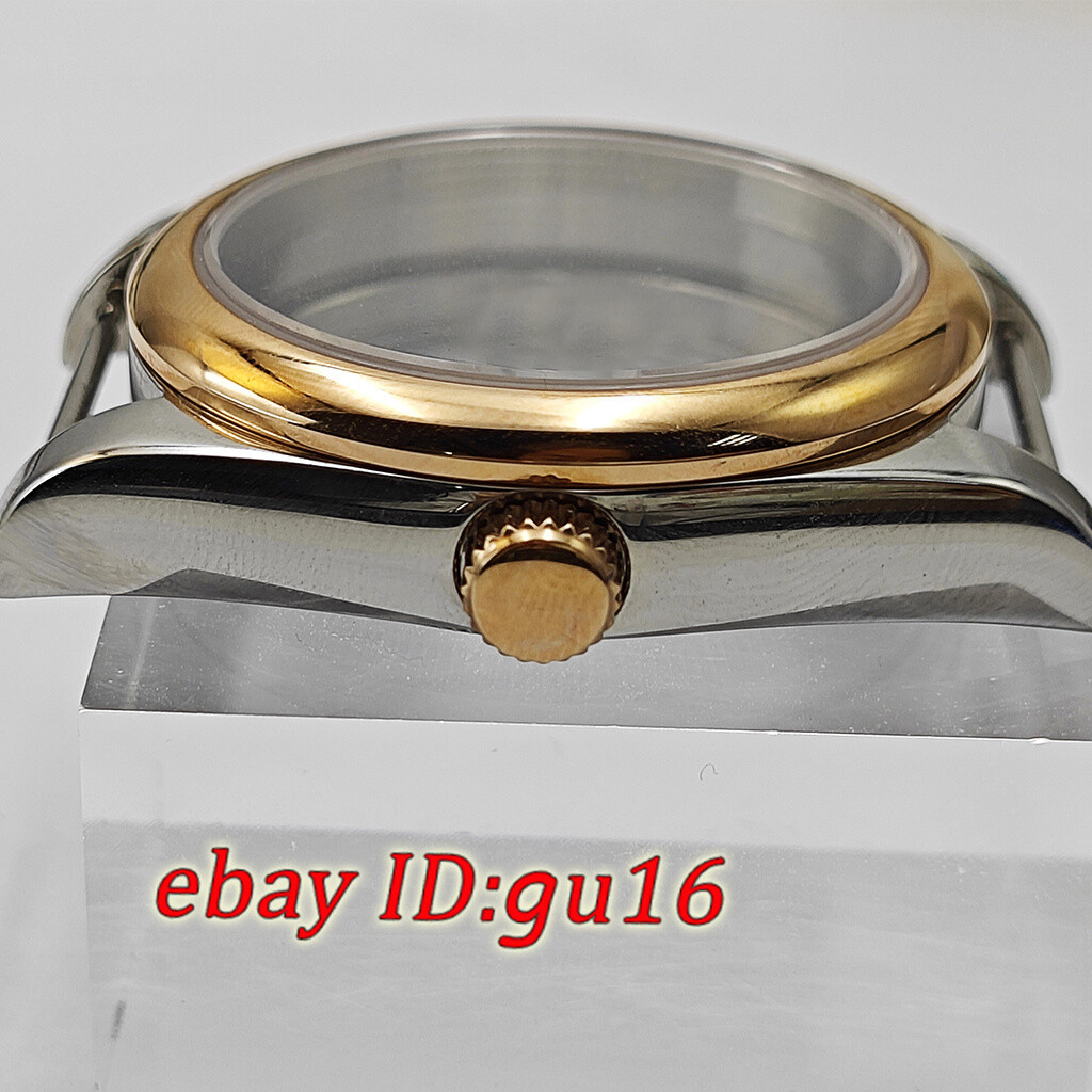 36mm 39mm watch case rose gold/silver fit NH35 Miyota 8215 ETA 2824/2836 DG2813