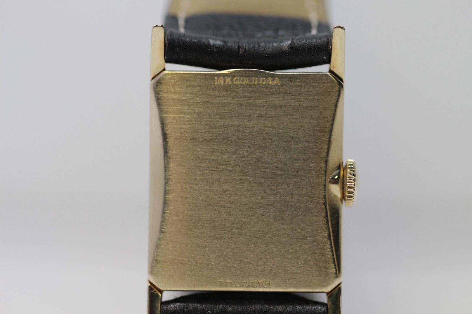 Vintage Hamilton W/W “STAFFORD” 14k Solid Gold Mens Wristwatch Running A+A+