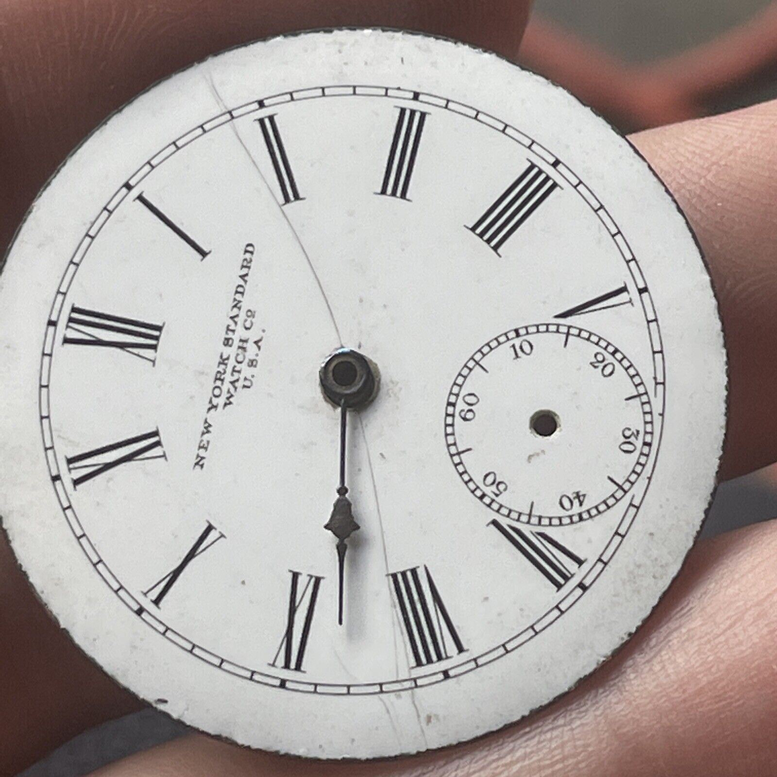 VTG New York Standard Watch Co. Watch Face