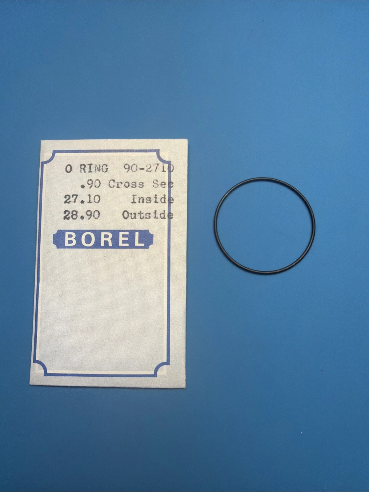 Borel O-Ring 90-2710 Watch Gasket 27.10mm ID x 28.90mm OD x 0.90mm CS