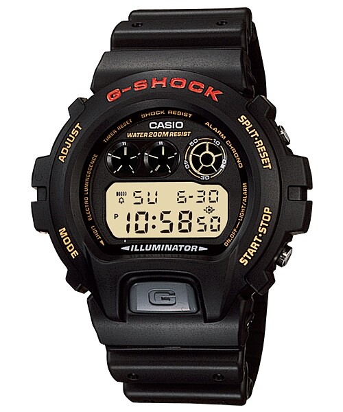 Genuine Casio G-Shock DW-6600G DW-6900G black resin watch bezel case cover