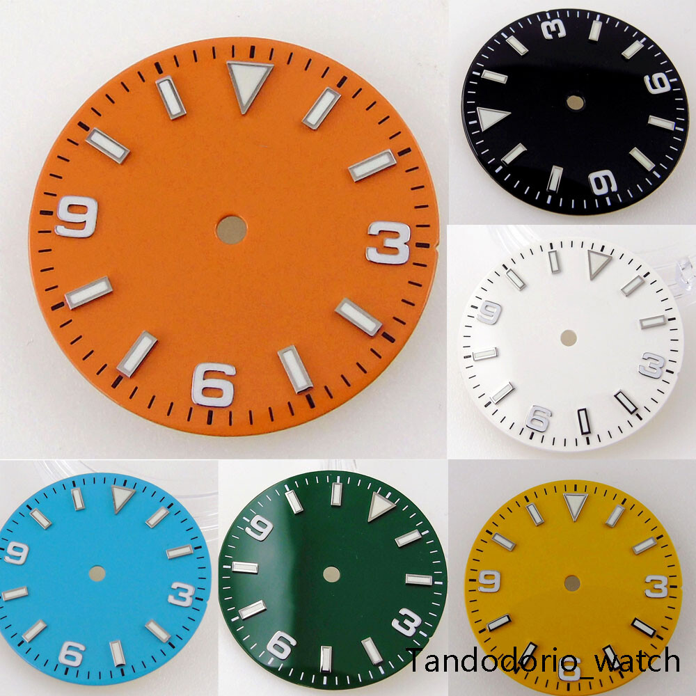 29mm BLIGER Luminous Watch Dial Face For NH35 NH36 MIYOTA 8215 ETA 2836 2824