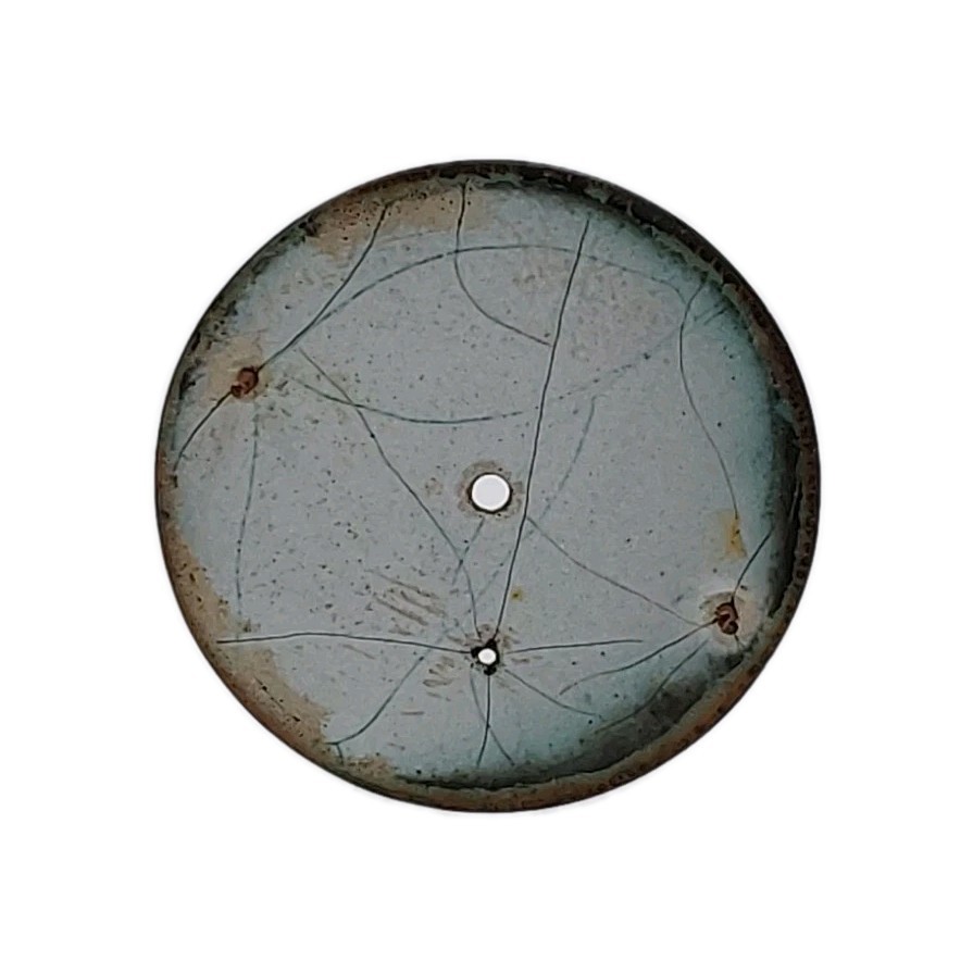 Jules Huguenin Locle 38mm Sunk Enamel Pocket Watch Dial Only 1337