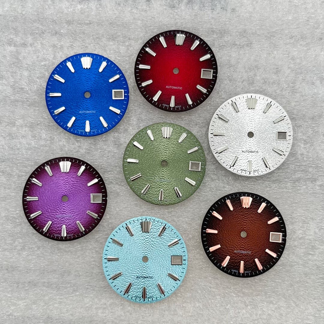 NH35 Dial 28.5mm Fine Pattern No Luminous for NH35 Movement Watch Parts