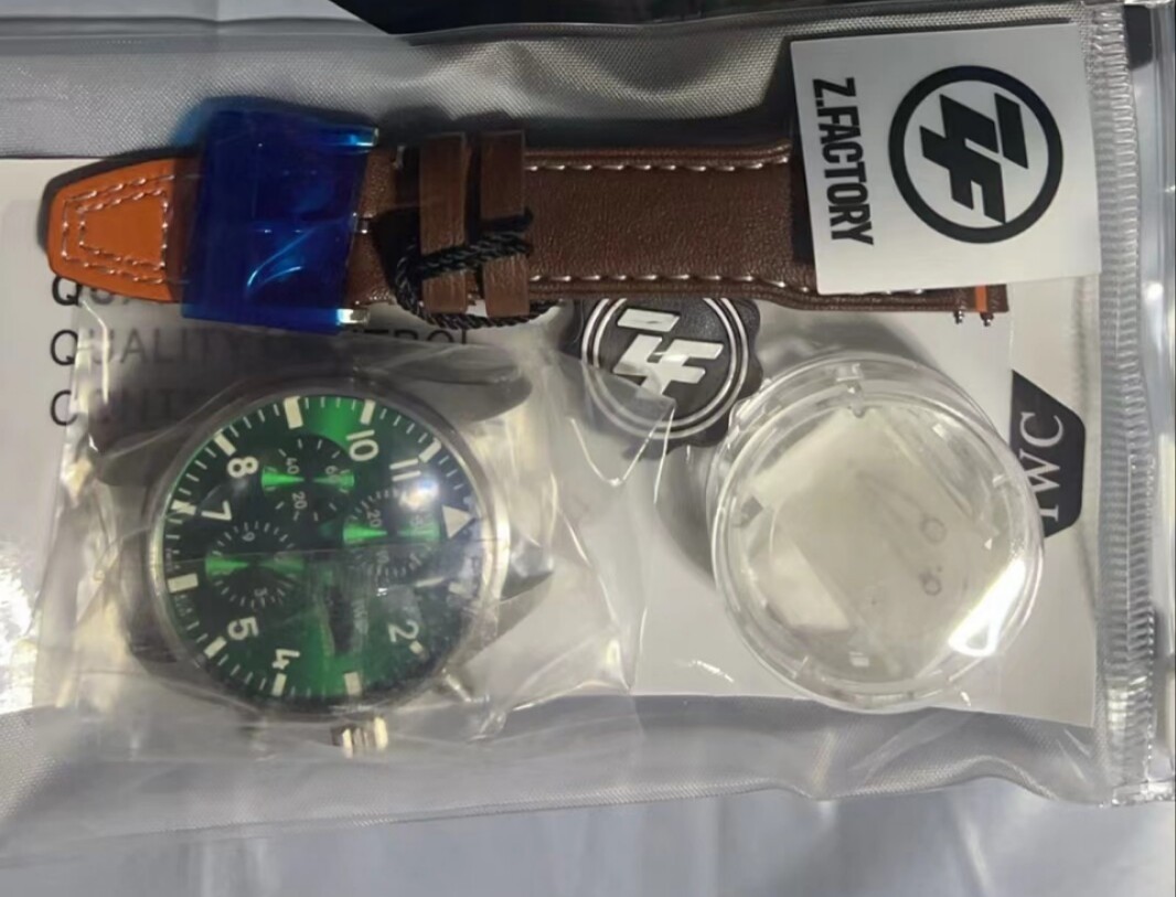 Watch Accessory Watch Case for ETA 7750 Movement Green Dial