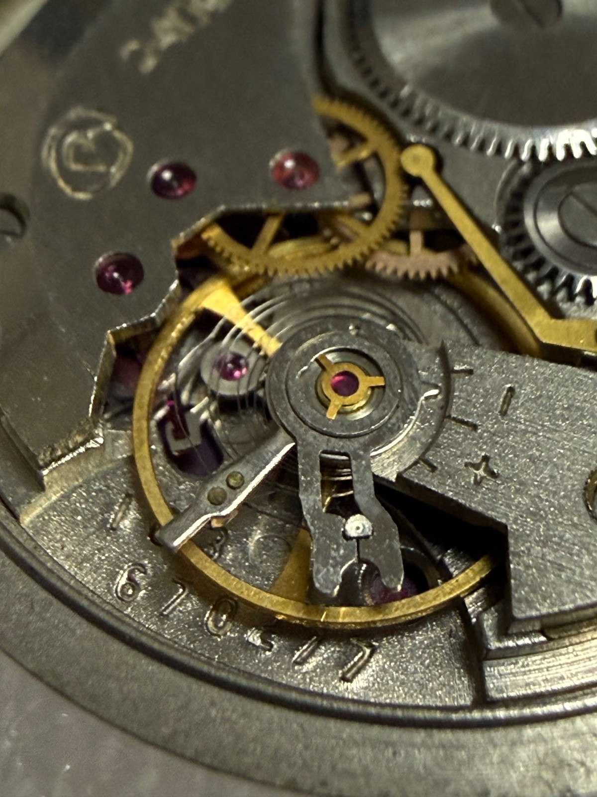 Watch movement USSR Vostok Cal.2409A plus Dial.For parts.