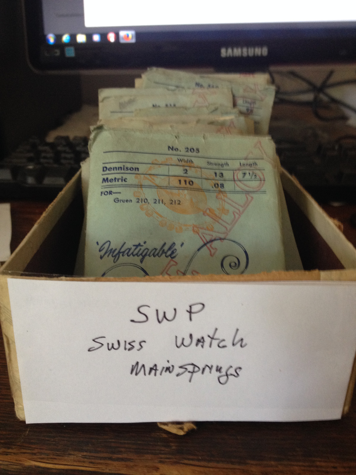 NOS Mainsprings for Swiss Watches Select One Mainspring
