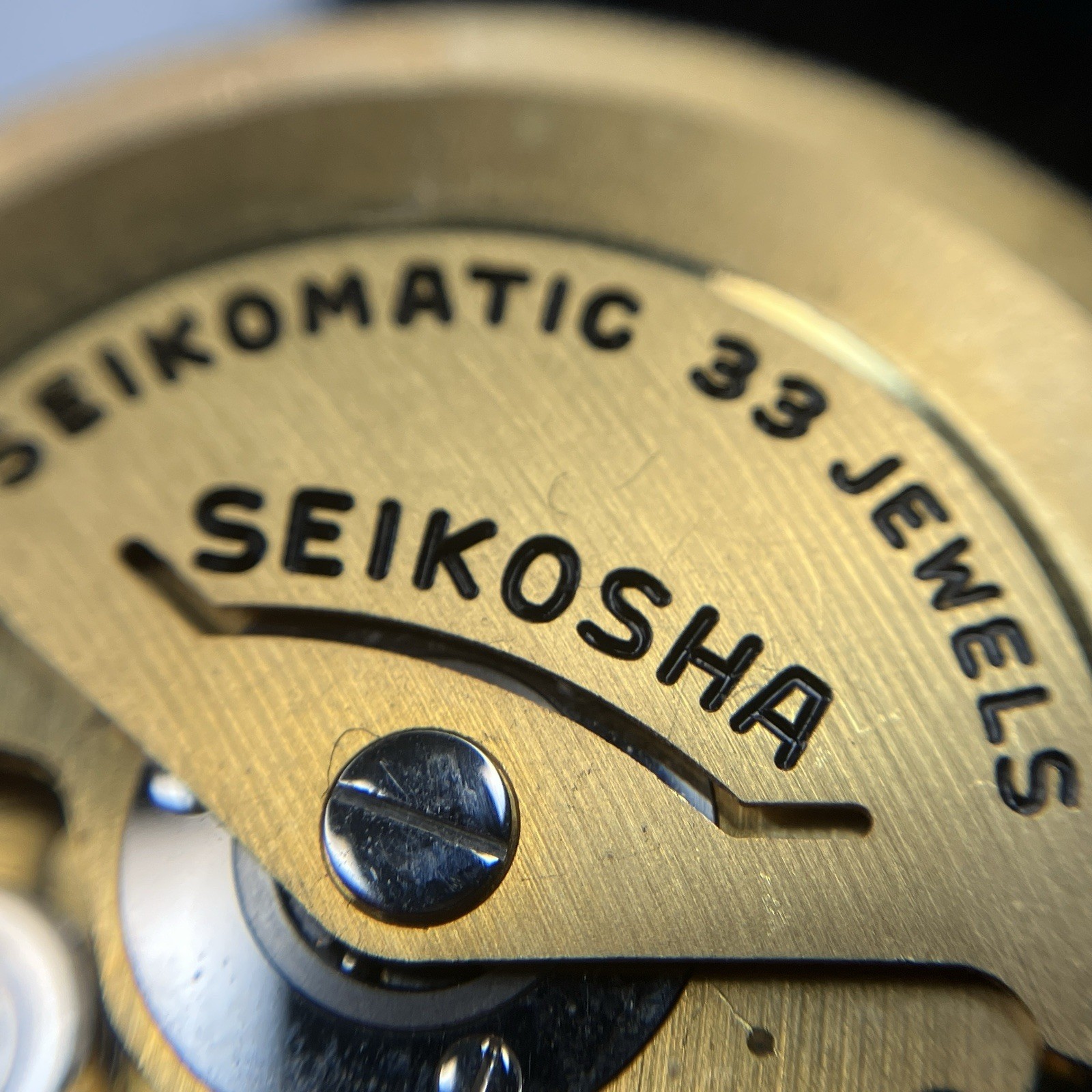 Rare Vintage Seiko Seikomatic Weekdater J13080 Cal 400 33J Automatic Movement