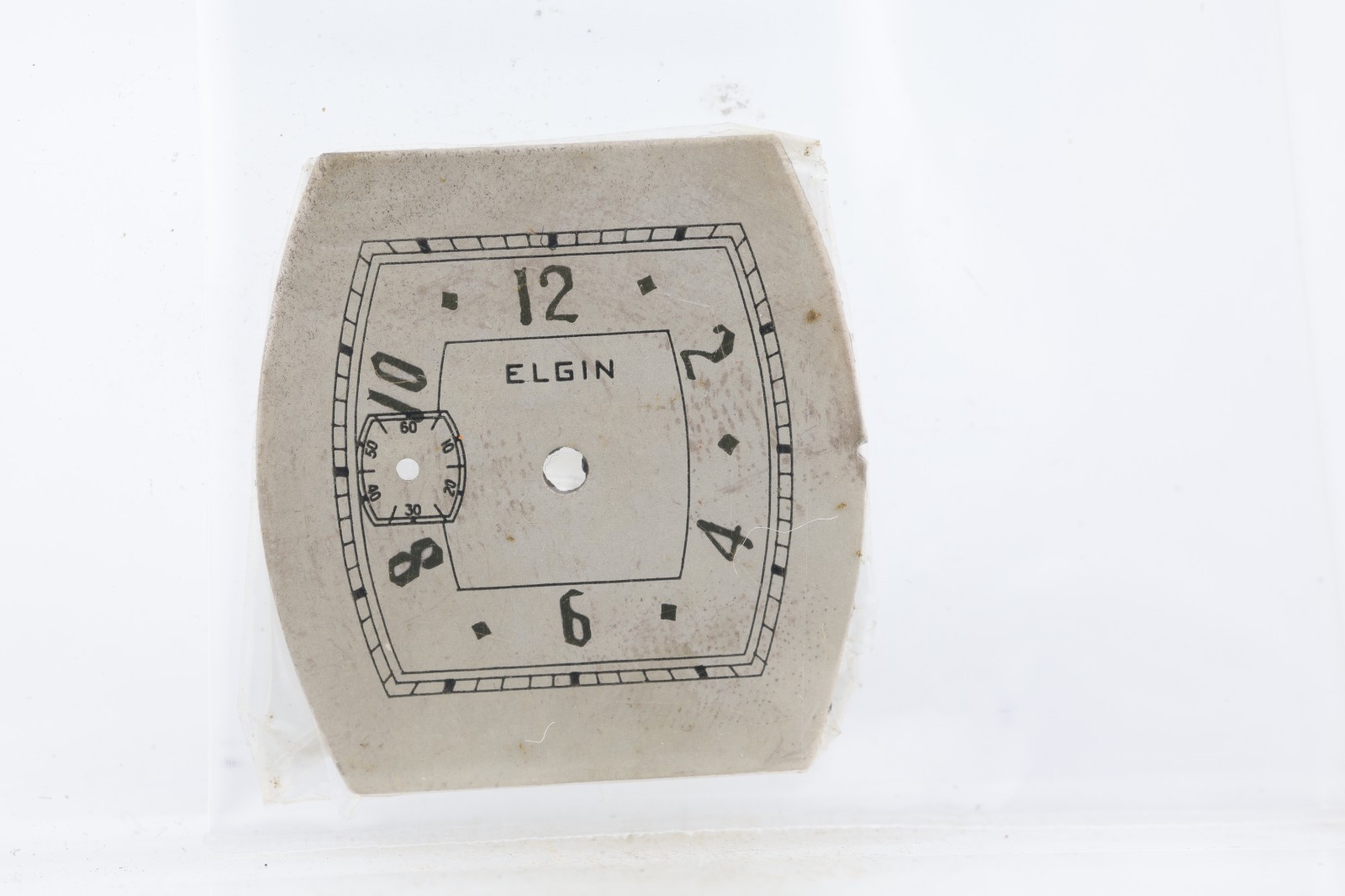 ELGIN ART DECO TANK NOS WRIST WATCH DIAL 24.1×25.4mm (KX)
