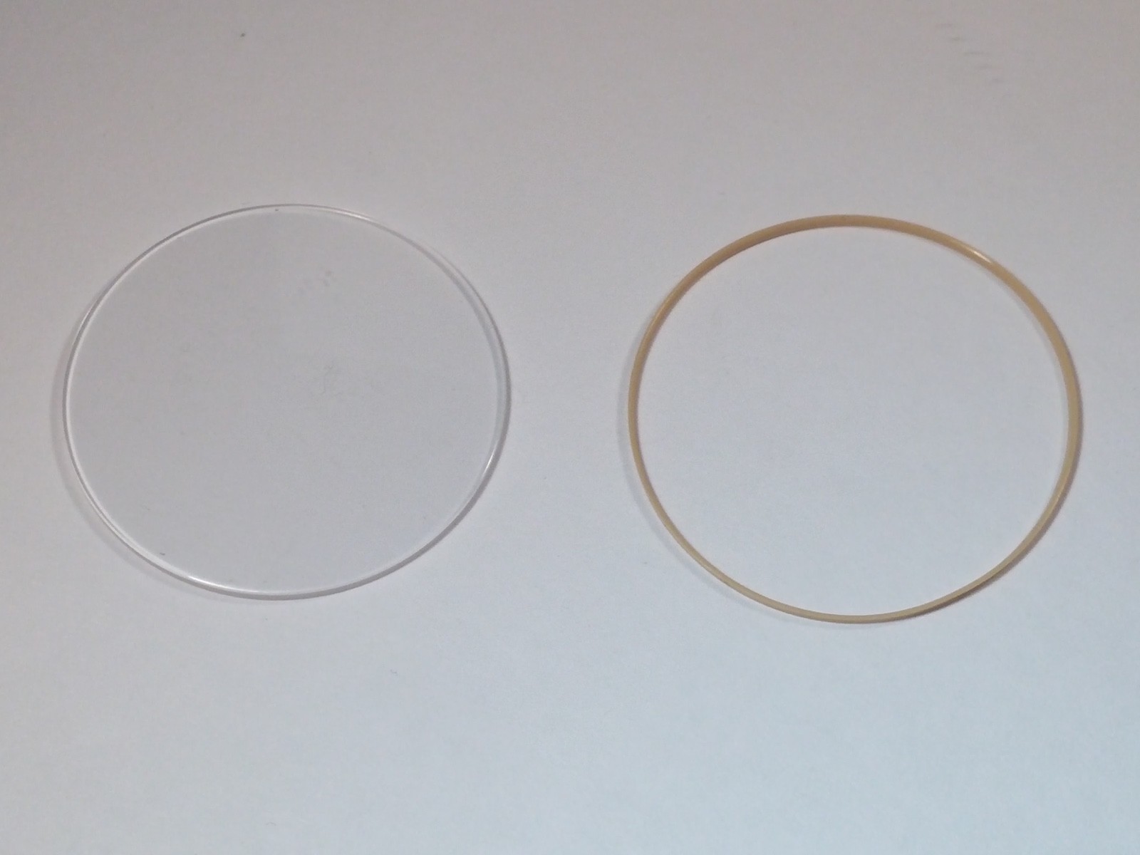 Unbranded Ω style sapphire crystal 28mm diameter w/gasket MCT 2.80/1mm