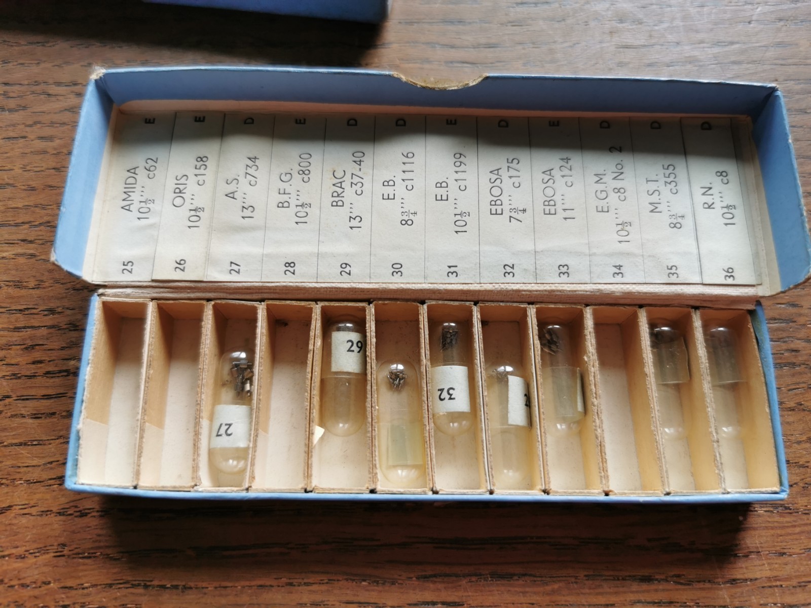 Roskopf Balance Staffs, New Old Stock, Watchmaker Parts #R800