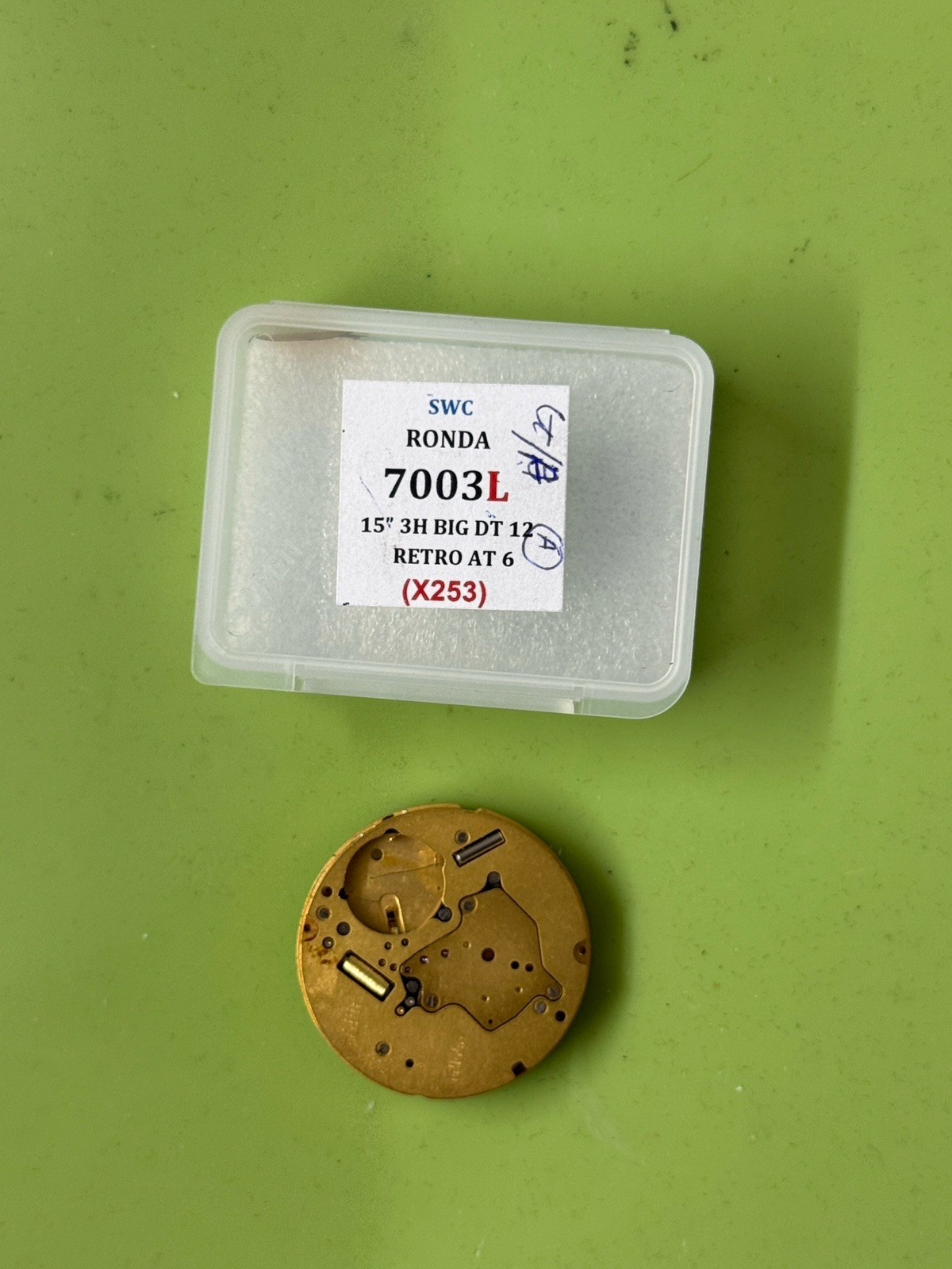 GROUP SALE Ronda Quartz Watch Movement Lot-5040D Z60 7003L Quartz Movement Parts