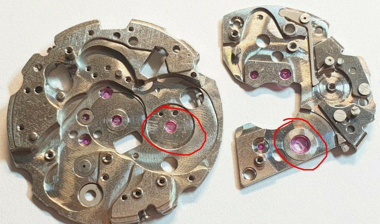 VTA UPPER Arbor JEWEL for SEIKO 61 & 63 Series – 6138 6139 6105 6309 5606 x 1