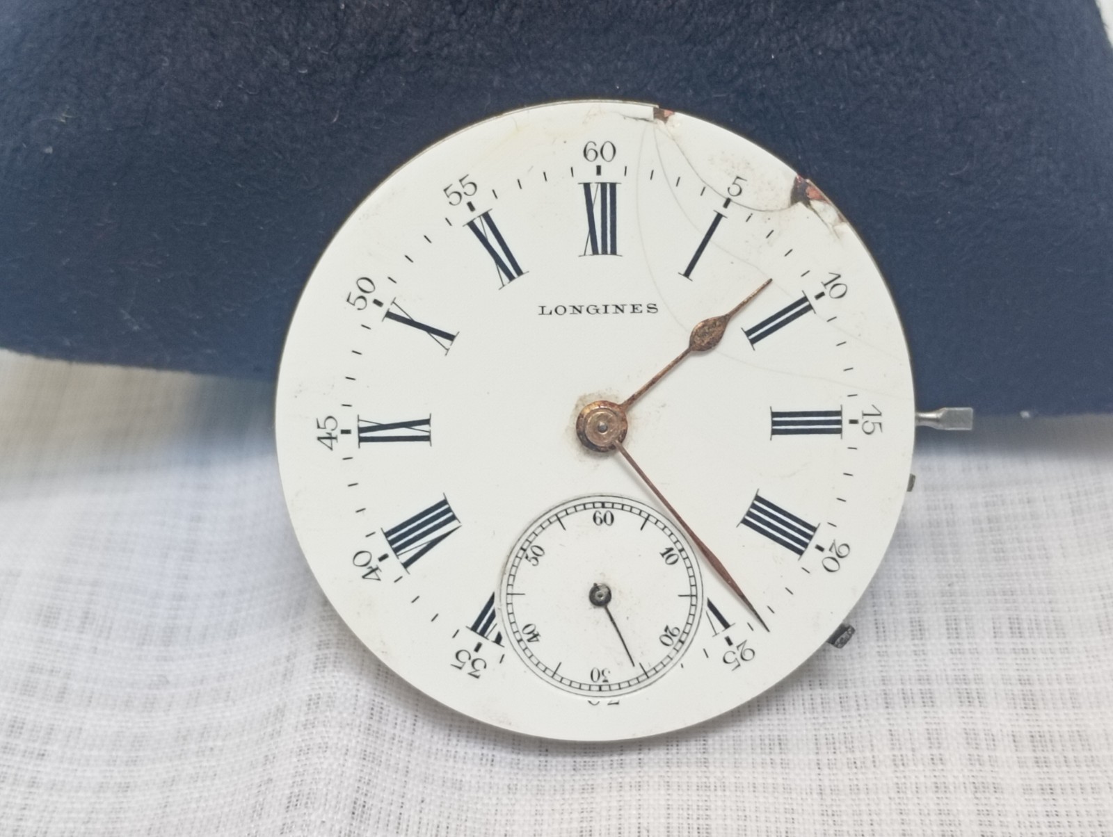 ANTIQUE LONGINES CAL. 18.50 POCKET WATCH MOVEMENT FOR REPAIR / PARTS