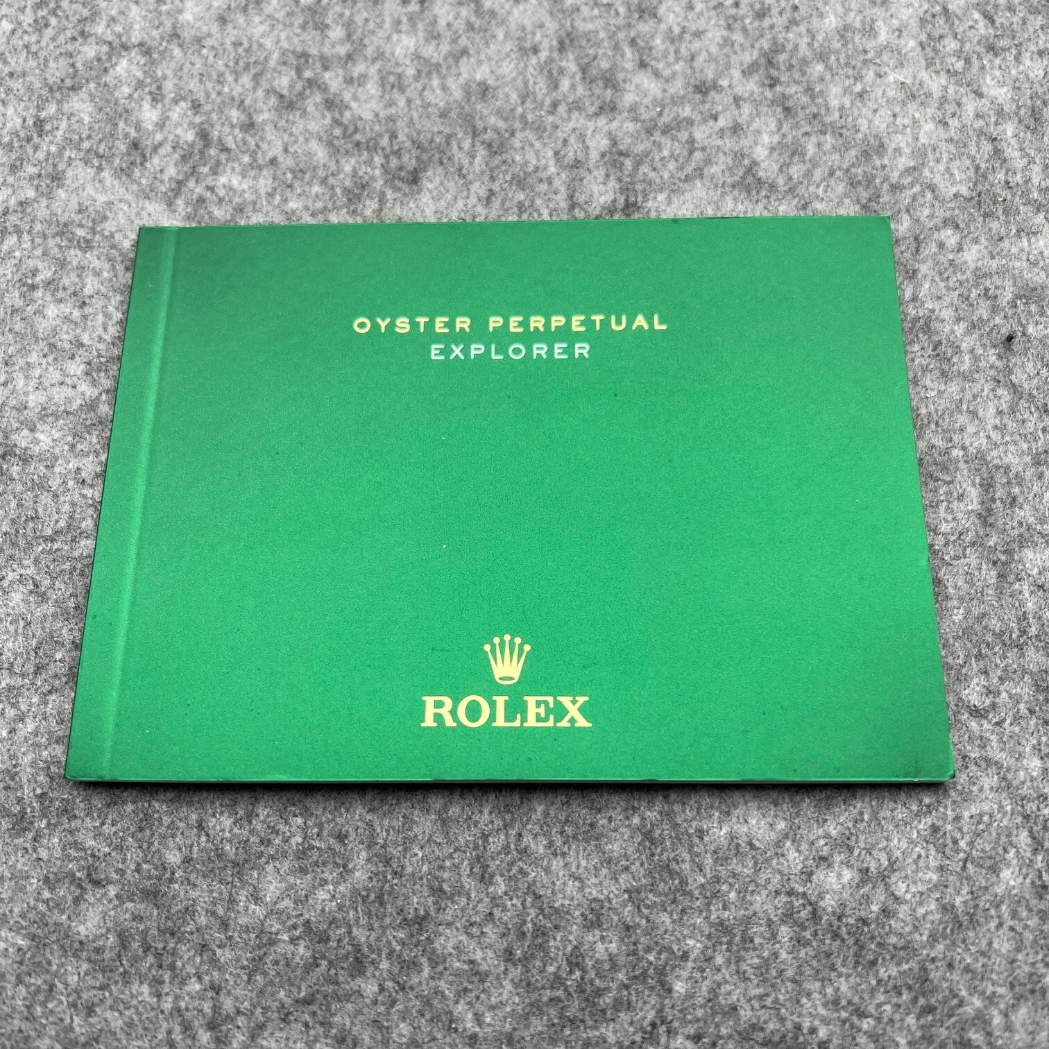 ROLEX EXPLORER I BOOKLET, YEAR 2015, ITALIAN, MINT
