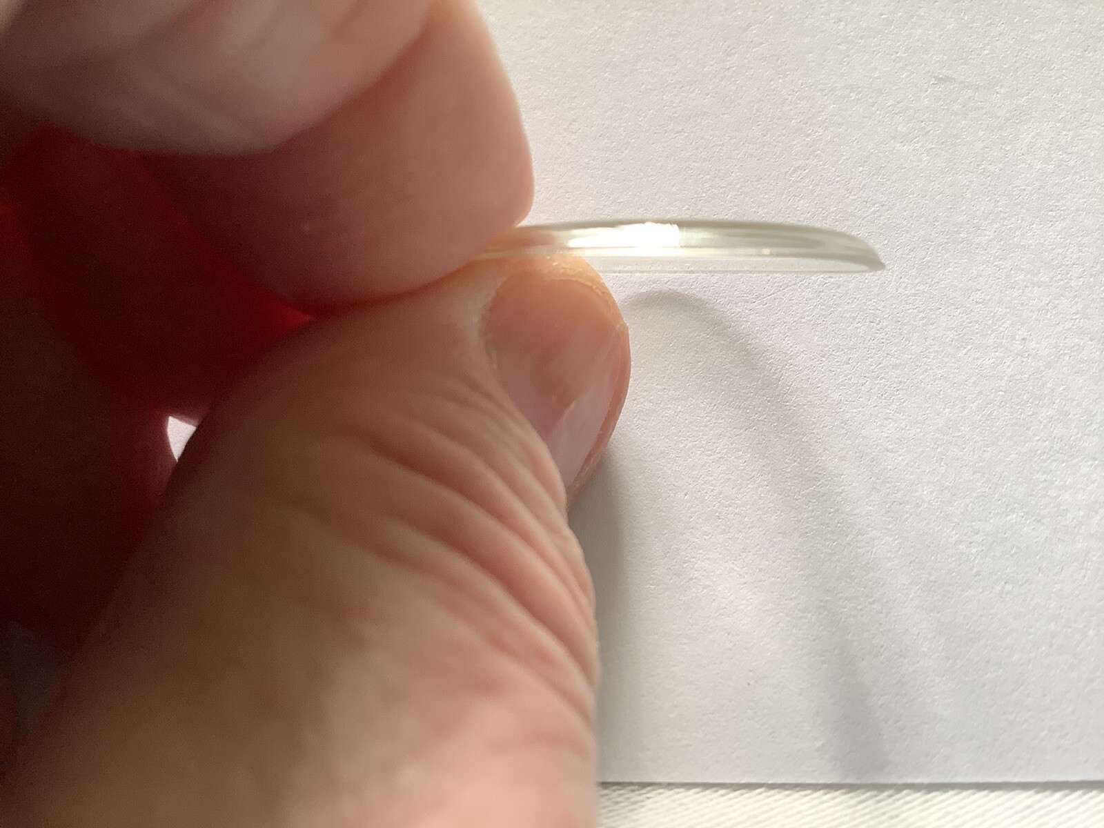 PERSPEX WATCH GLASS. ROUND DOMED DIAMETER 32.0mm