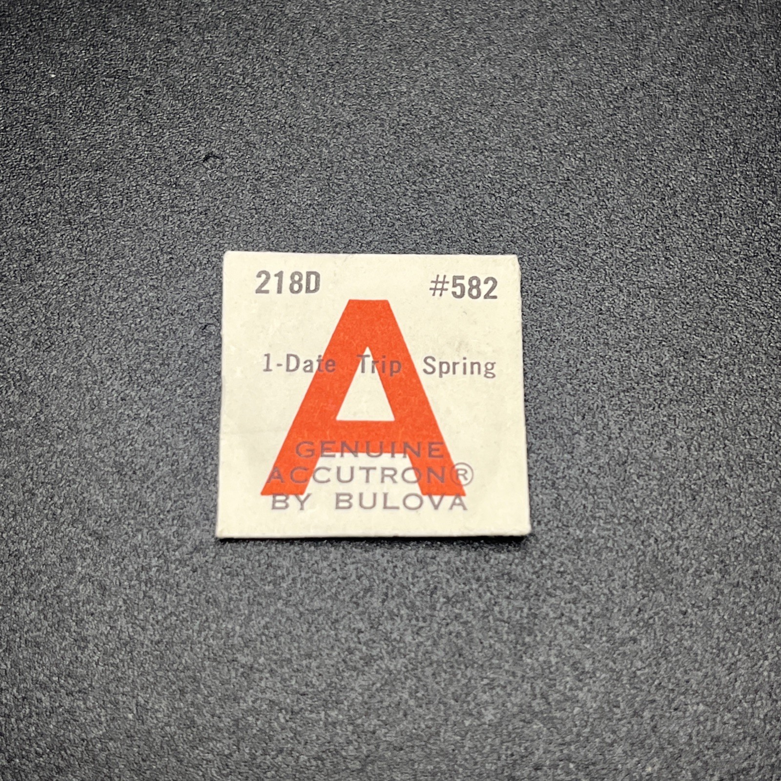 Accutron Cal. 218D Part 582 Date Trip Spring (010)