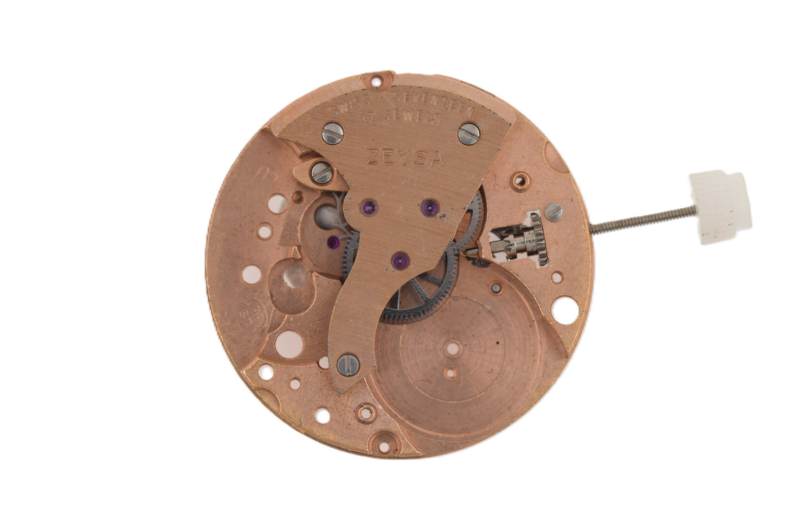 FHF 96-4 Vintage Swiss Made Manual-Wind Watch Movement NOS Incomplete (3640)