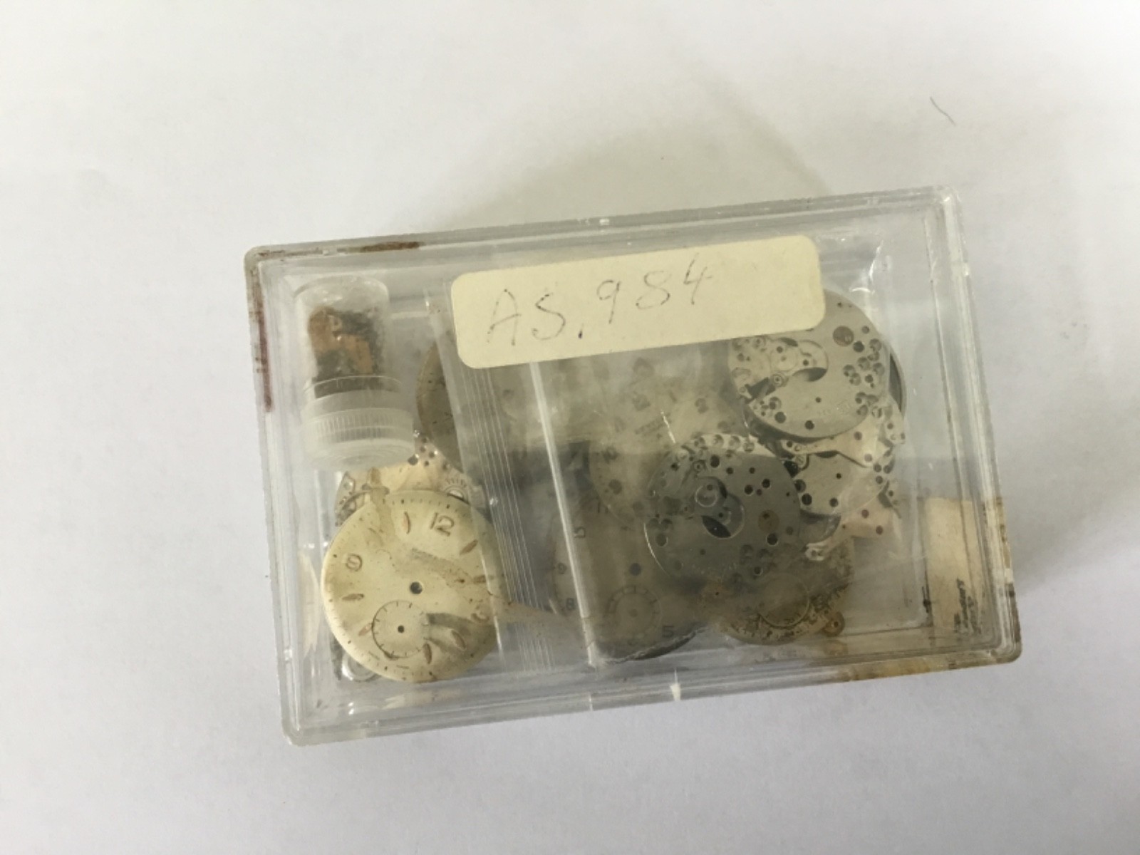NOS AS 984 watch movements x3 plus other used parts