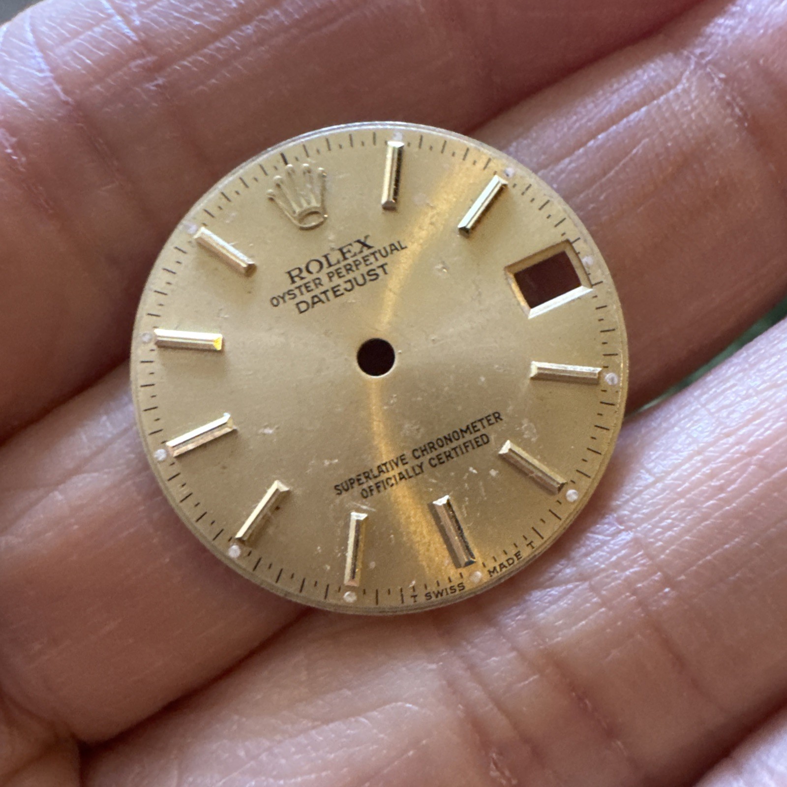 Original Rolex Ladies Champagne Datejust 68273 68278 31mm model dial (50)