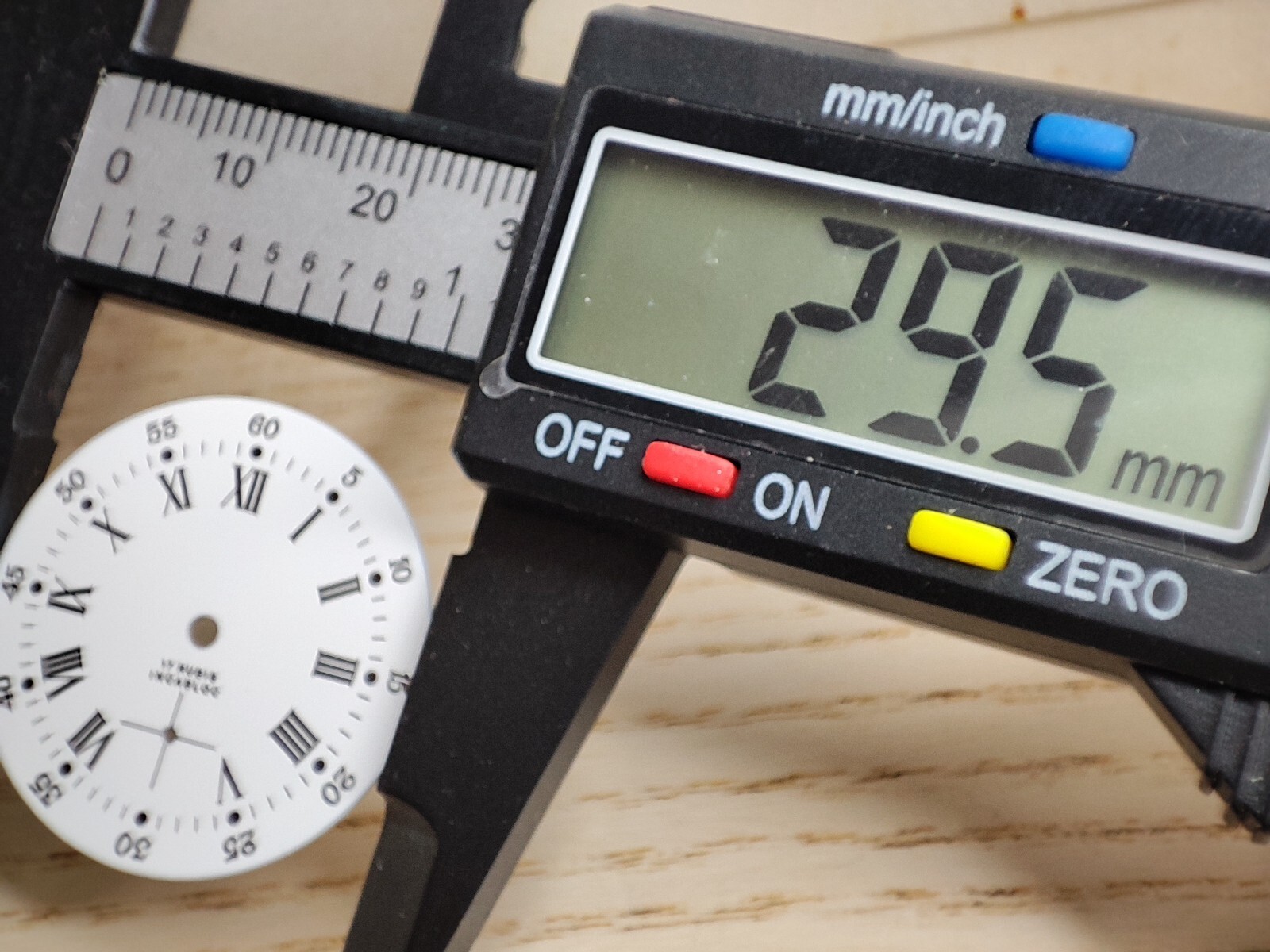 Watch Dial White color 29.5 mm 24 dials