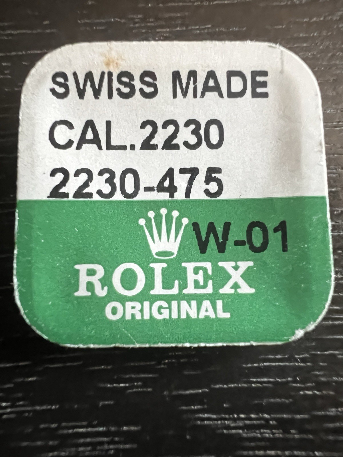 Rolex Cal 2230 Diving Pinion for Balance Bridge Height Adjustment #475 – Sealed