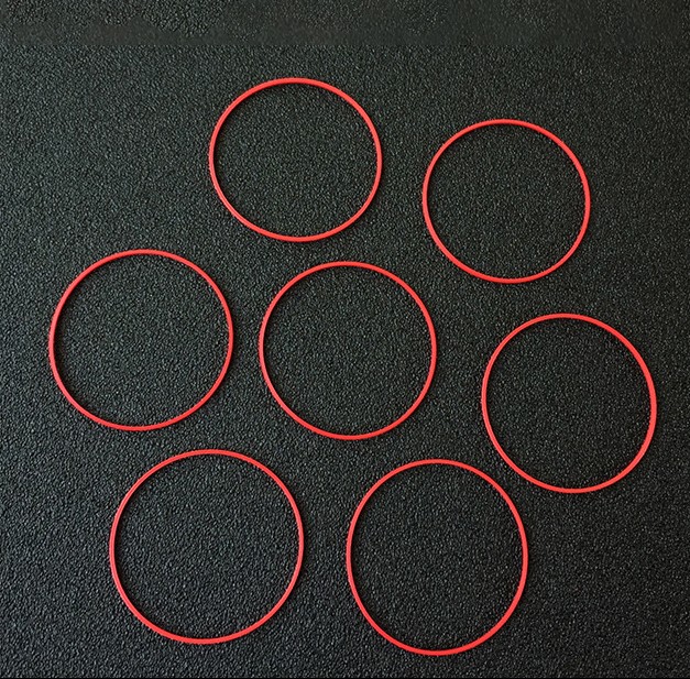 0.85-0.9mm High Red Watch Gasket Watch Back Case Waterproof Seal Ring 16-42mm