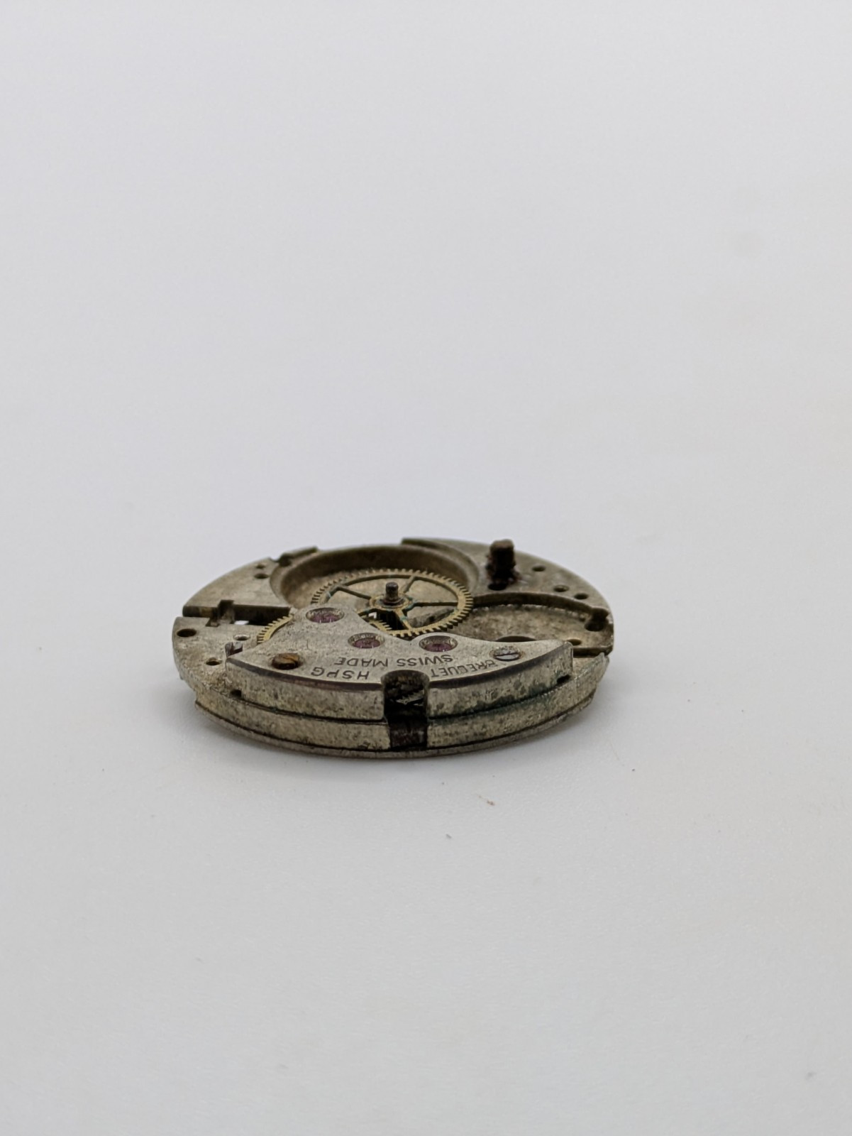 Breguet HSPG Swiss Made Manual Watch Movement Parts Repair 23.63mm Untested