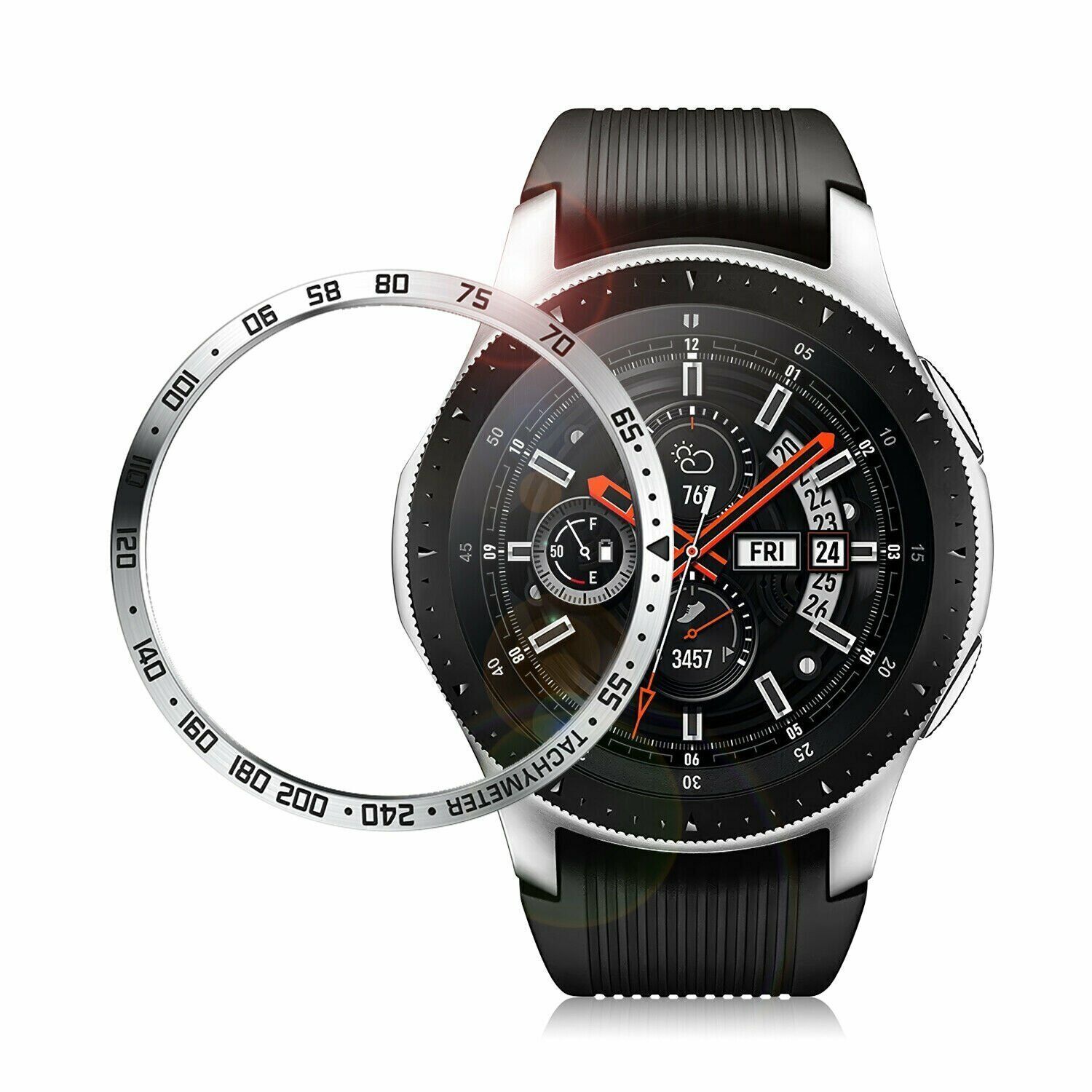 For Samsung Galaxy Watch 46mm Bezel Ring Styling Frame Case Cover Protection