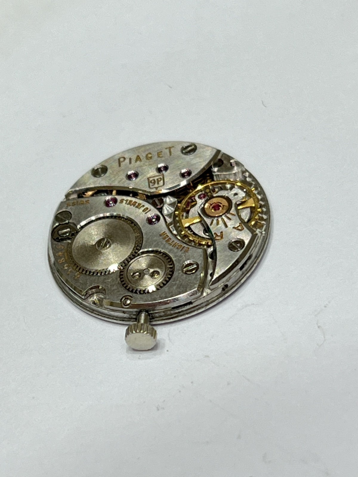 Piaget Manual Cal.9P Dial & Movement & Crown Swiss Made Ultra Thing Running