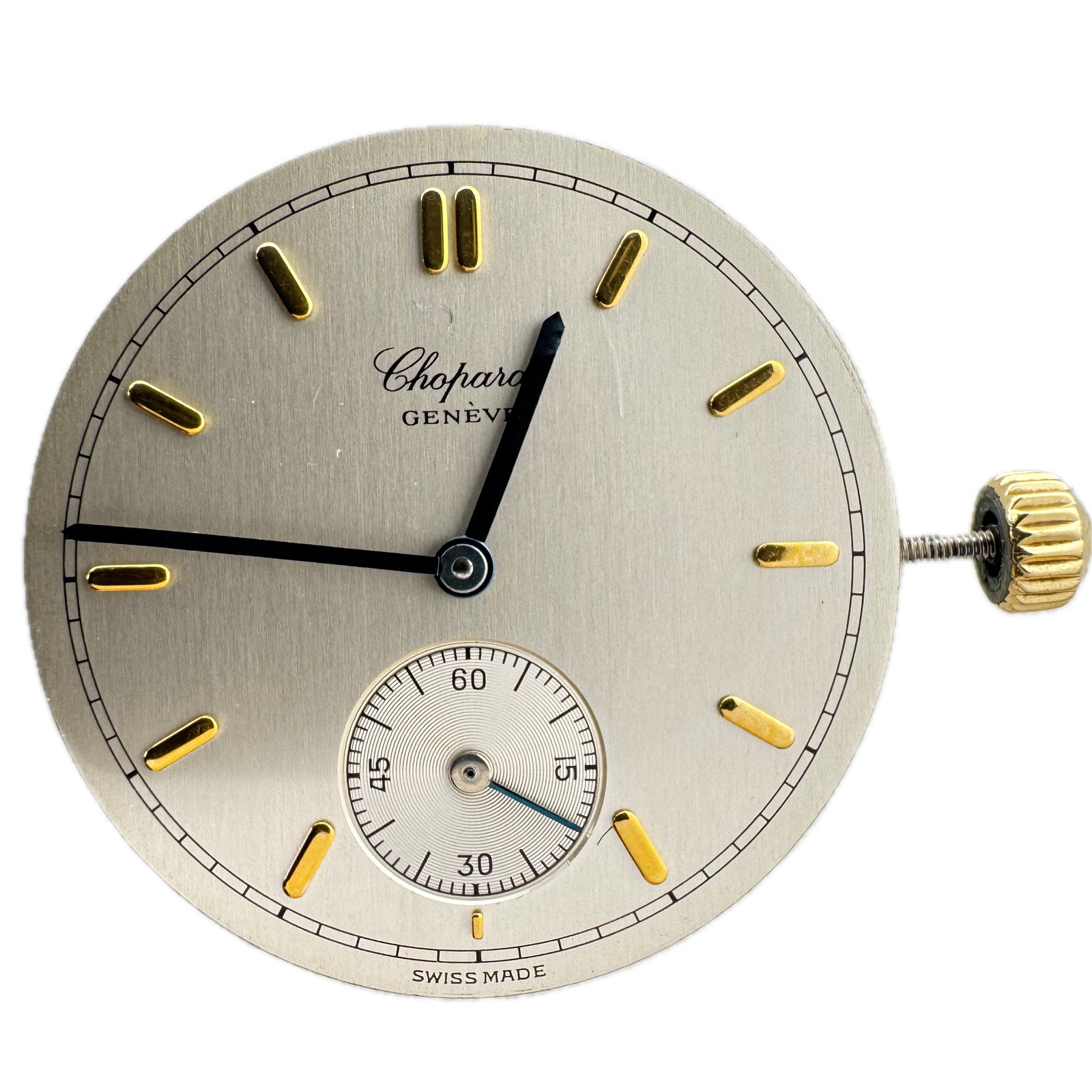 Vintage 21mm Chopard Geneve Gold Tone Markers Wristwatch Movement 816/3 Swiss