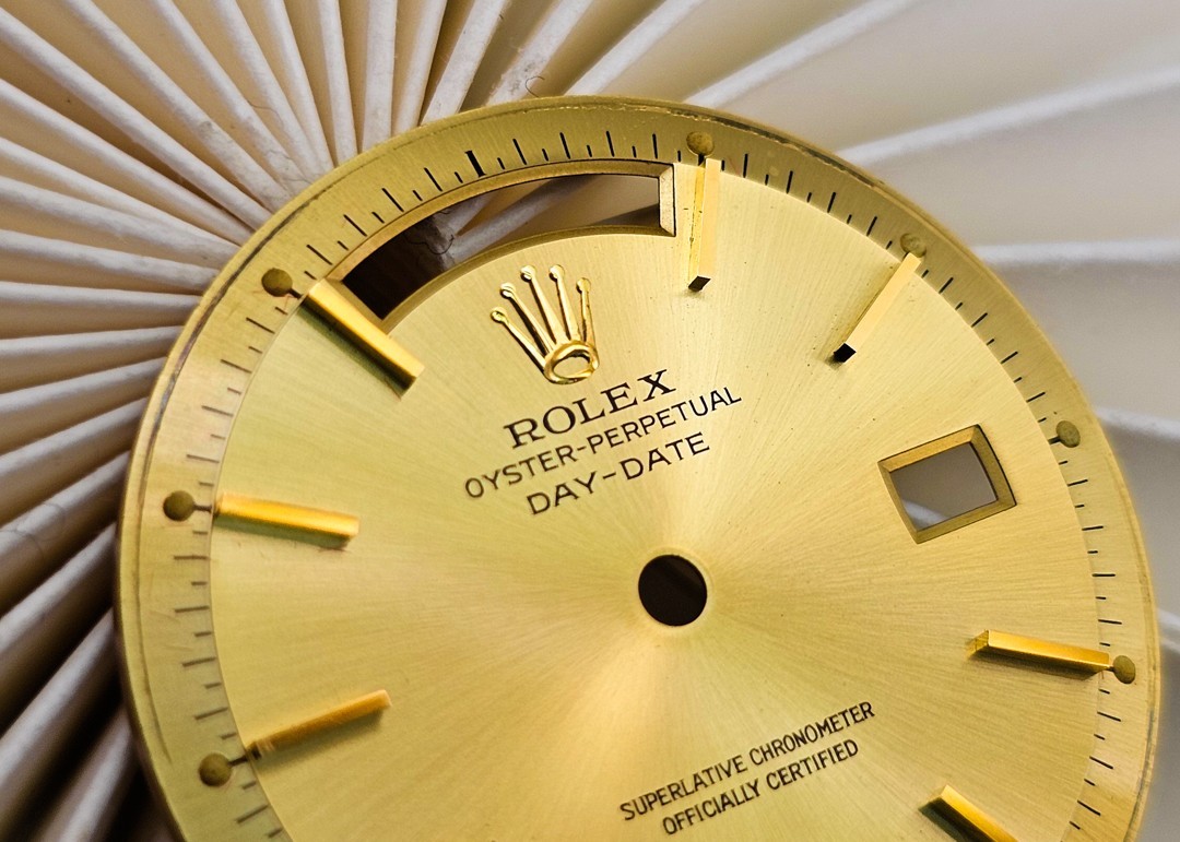 Rolex Golden Day-Date dial, suitable Ref. 1803 – Plastic Glass