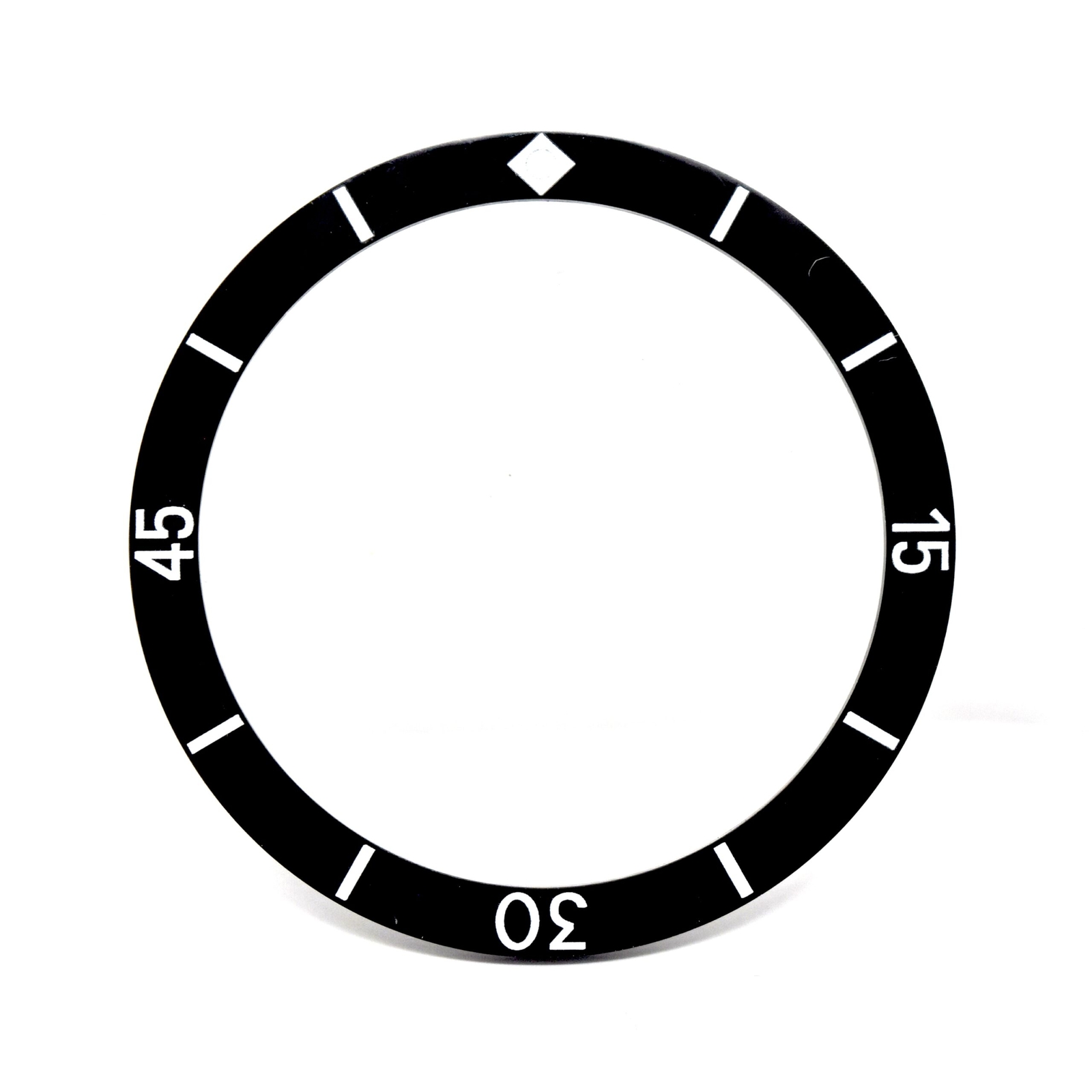 SKX007/SRPD Sloping Ceramic Bezel Insert – Black/Silver – CT6127