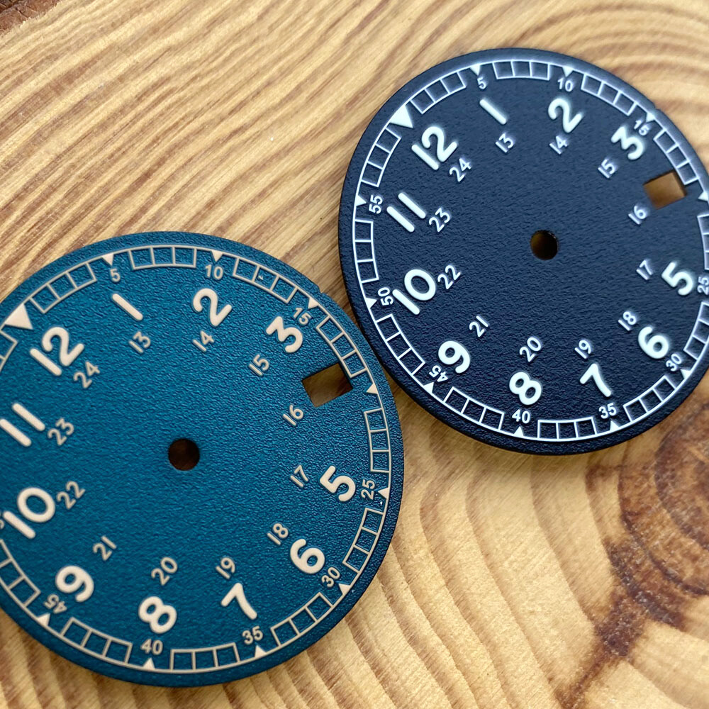 29mm Fit NH35 NH36 NH38 NH70 Automatic Movement Watch Dial Face 3.8 Date Texture