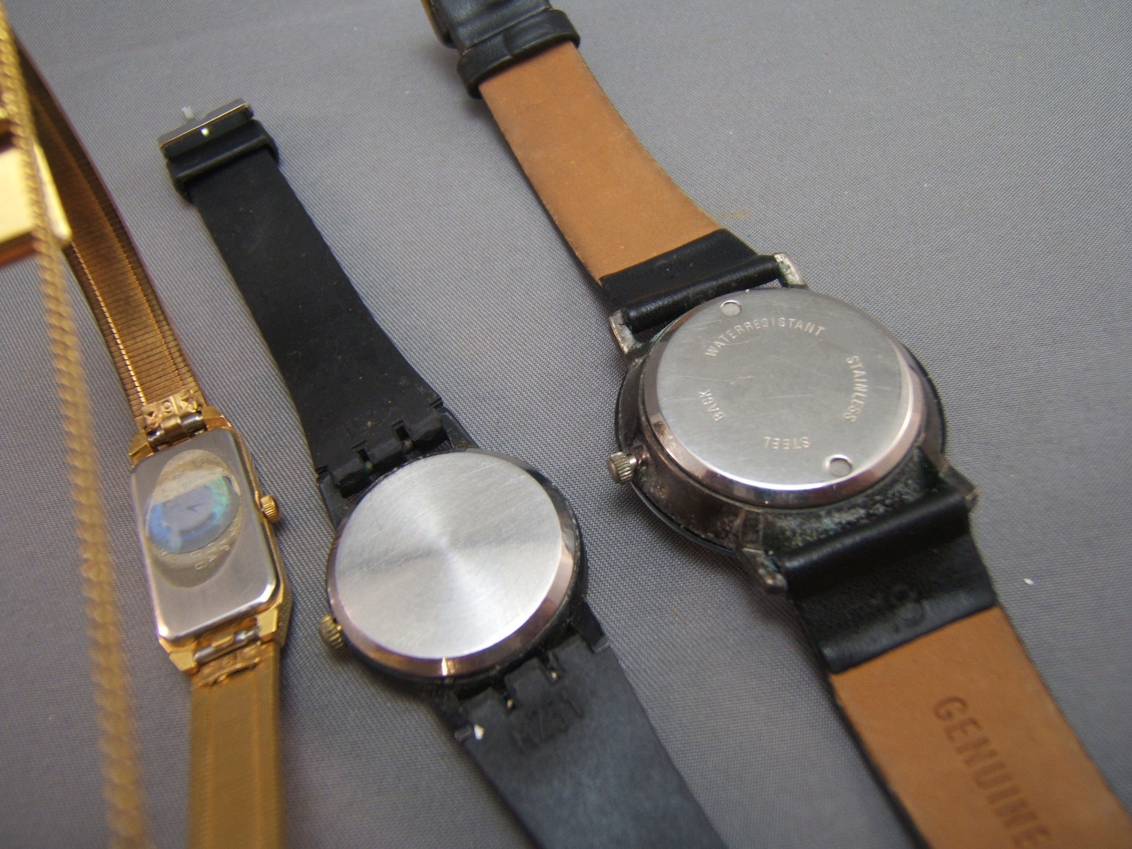Vintage Citizen Tunlees other Watches for parts repair Untested May Work?