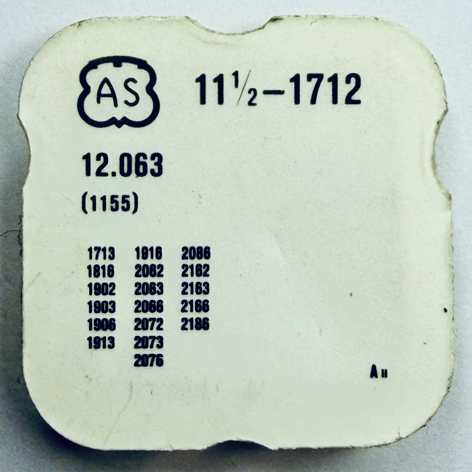 AS 1712 – Lower Cock For Reduction Gear – 12.063 (1155)