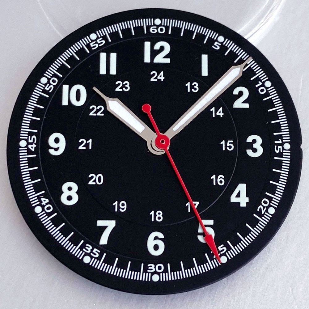 Diver 36mm Pilot Watch Case 20ATM Sapphire Glass Fit NH35 NH36 Miyota 8215 PT