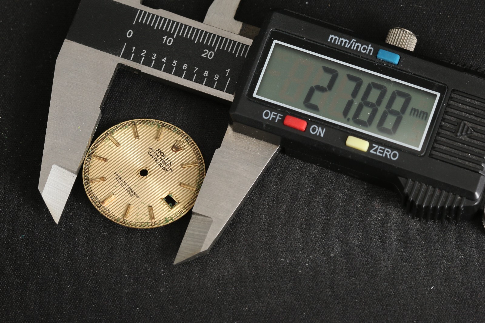 ROLEX 16013 16233 16203 DATEJUST SUPERLATIVE CHRONOMETER ORIGINAL 27.88MM Dial