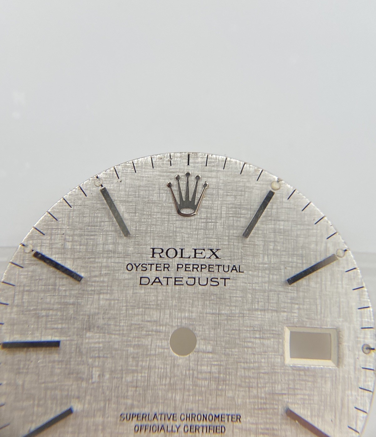 Original Rolex 36mm Datejust 16014 16220 16234 Cal. 3035 Silver Linen Dial