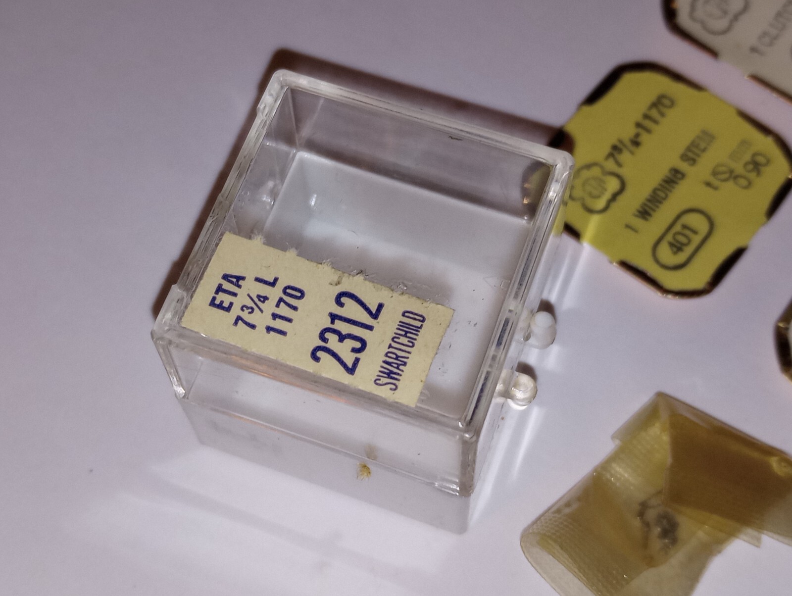 ETA 7-3/4-1170 Part #’s 401, 407, 410, 443, 445, 723 NOS (locHC2)