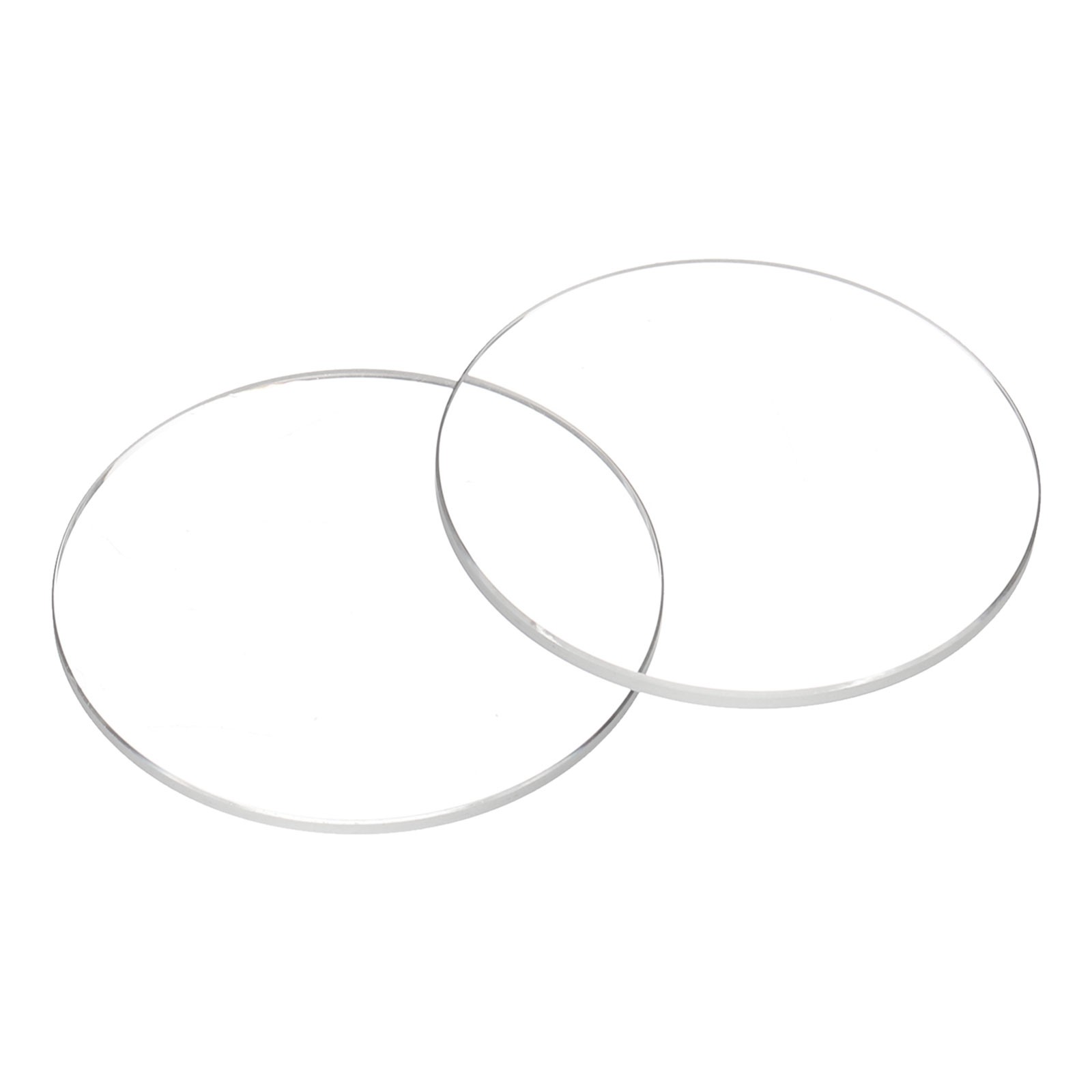 2pcs Watch Crystal Glass Lens 30mm x 1.2mm Beveled Edge Flat Glass Crystals Lens