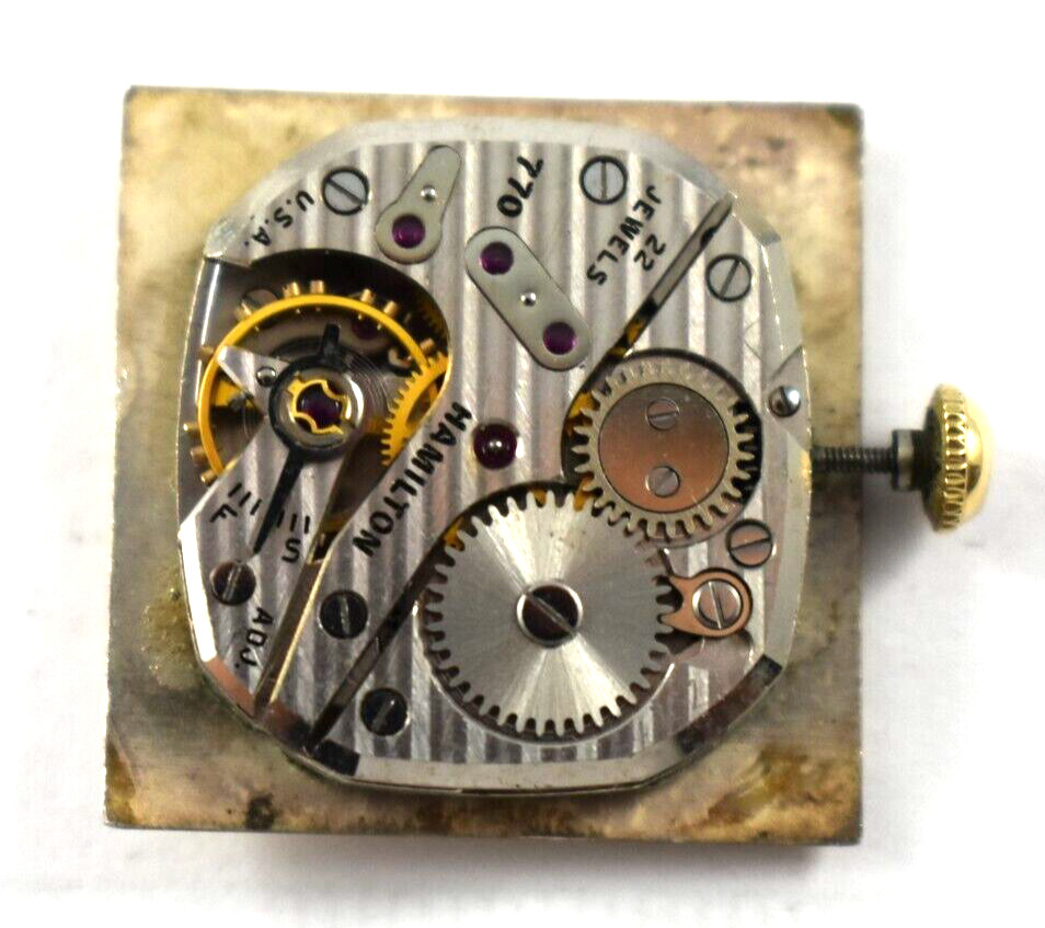 Vintage Hamilton Manual Wind 22J 770 Wrist Watch Movement lot.fi